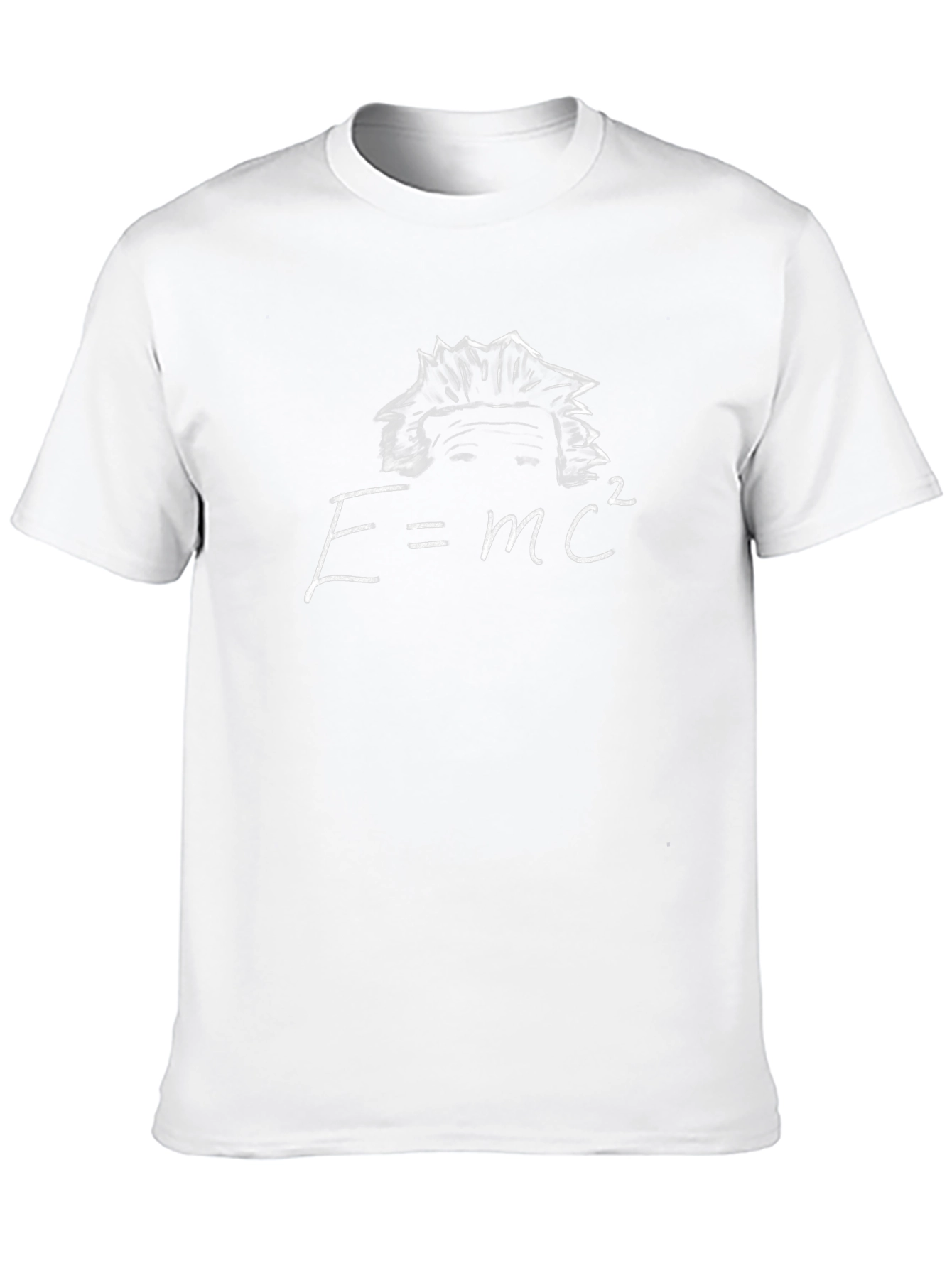 E=mc2 Einstein Graphic Tee - Black
