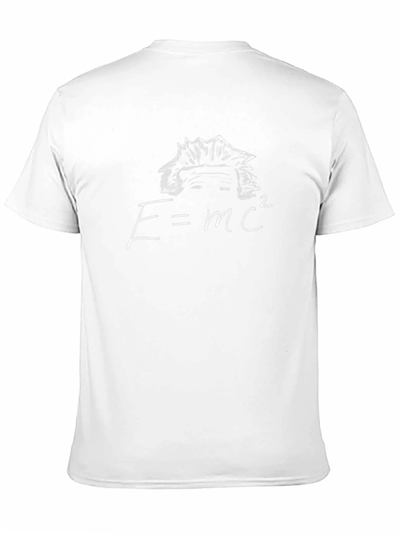 E=mc2 Einstein Graphic Tee - Black