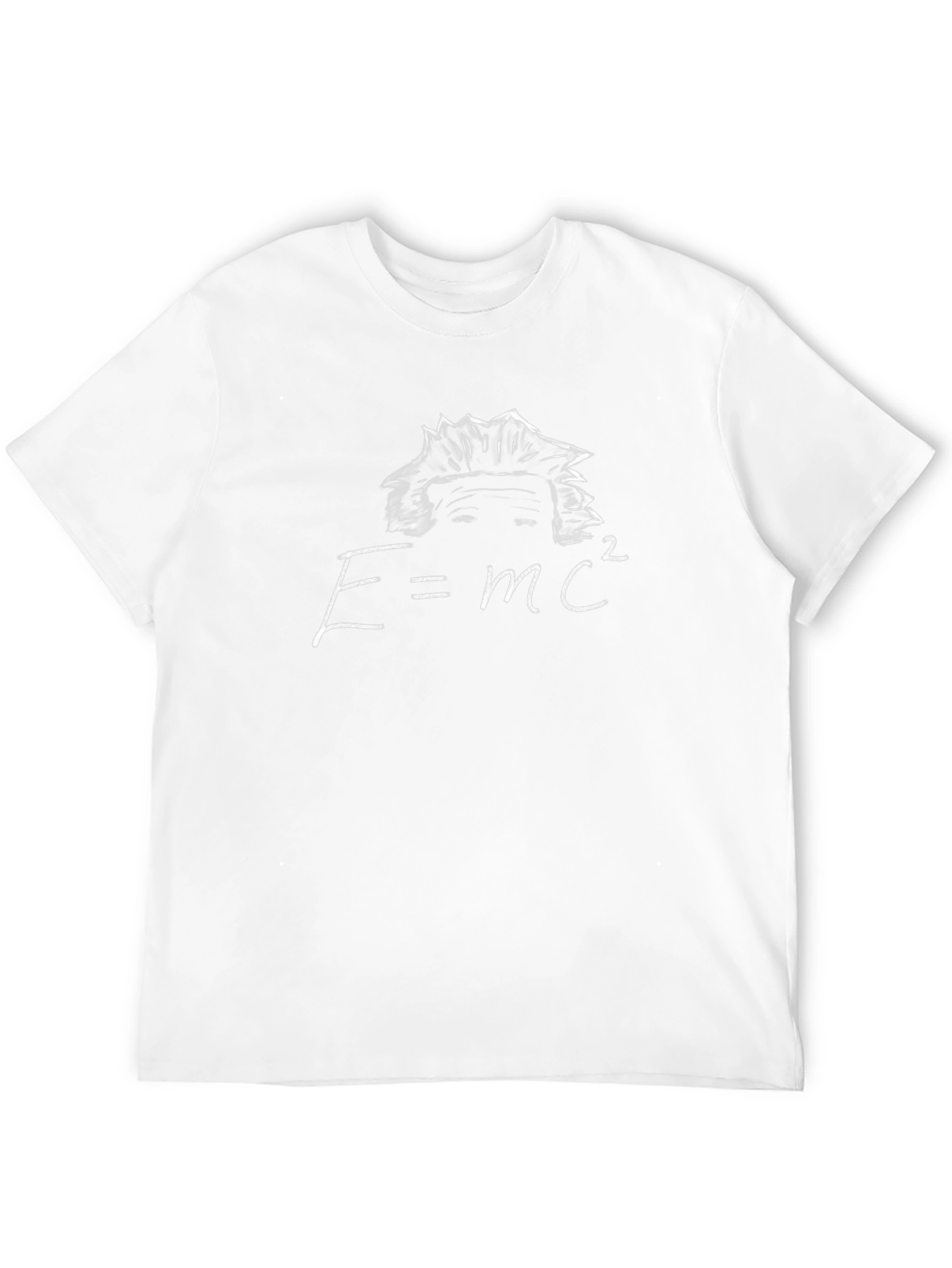 E=mc2 Einstein Graphic Tee - Black