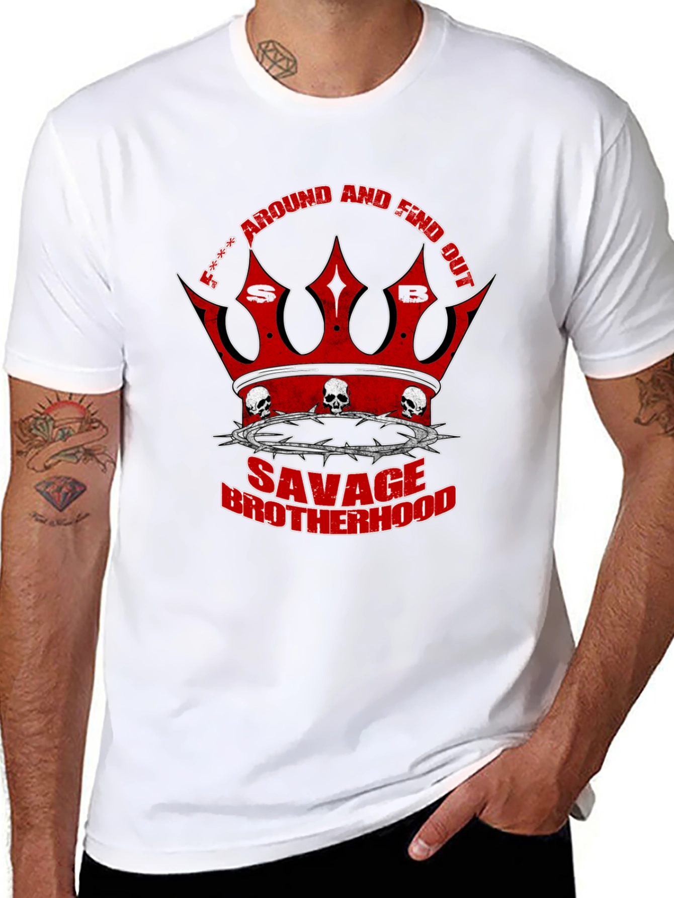 Savage Brotherhood Graphic T-Shirt