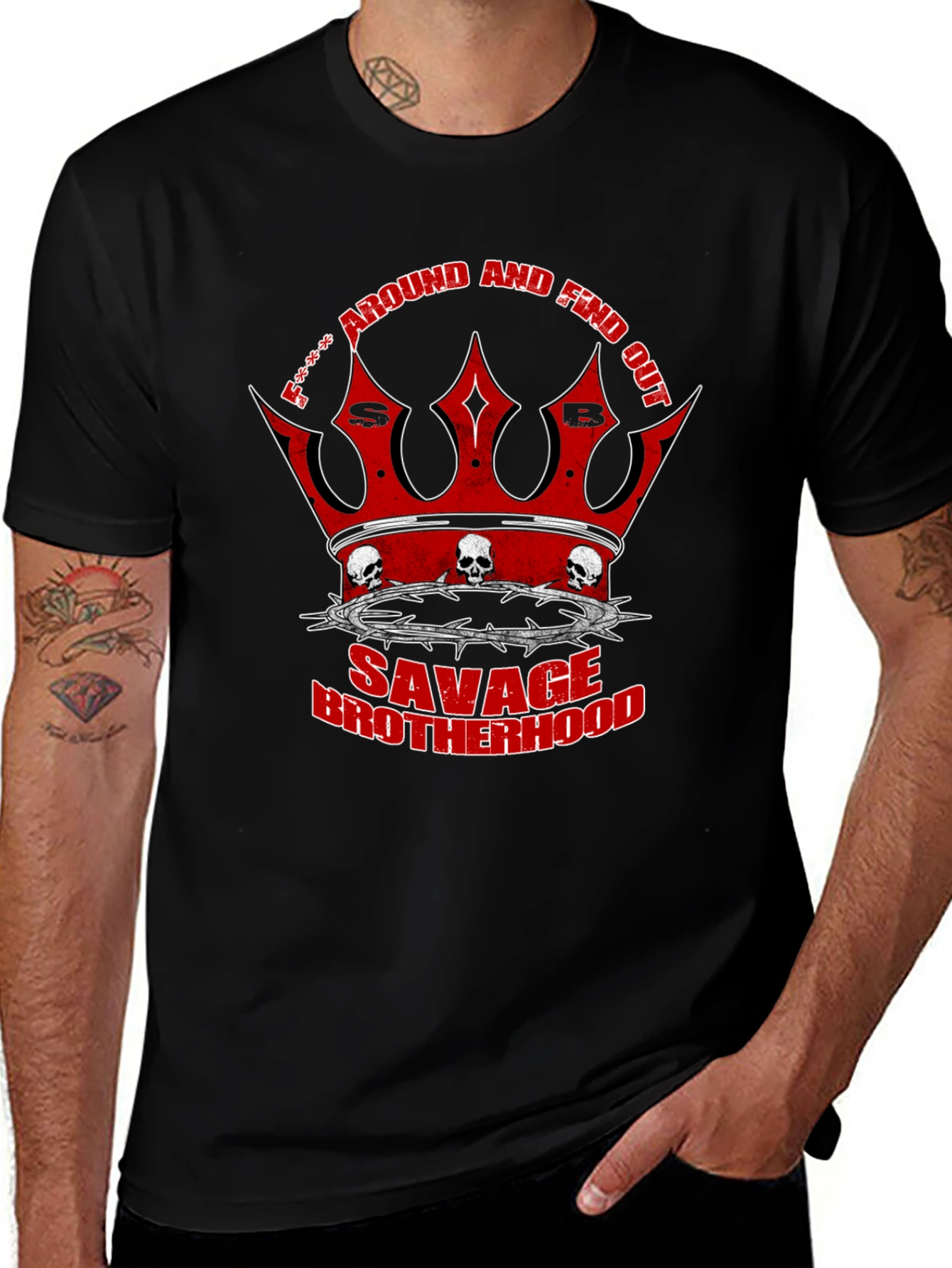 Savage Brotherhood Graphic T-Shirt