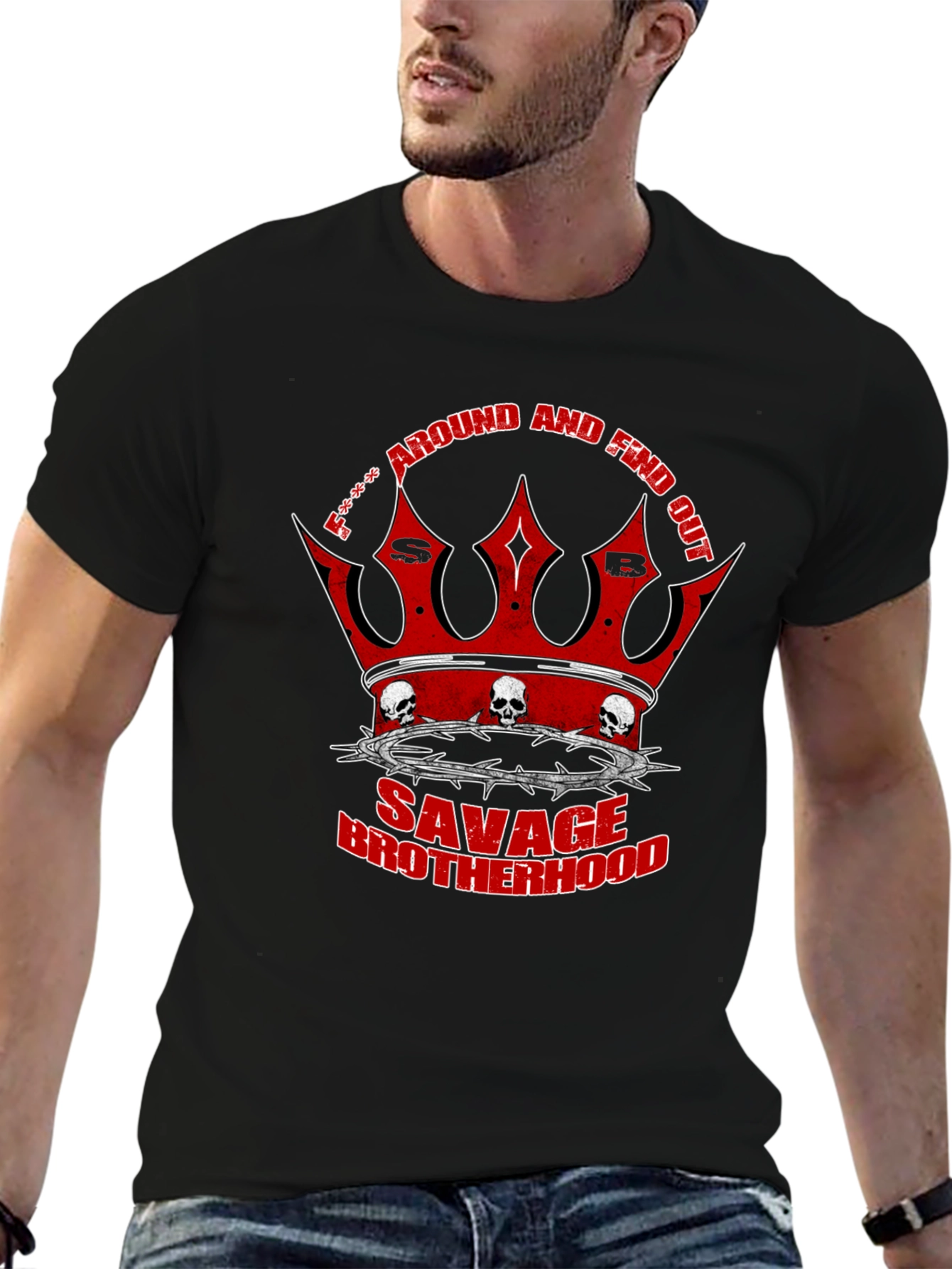 Savage Brotherhood Graphic T-Shirt