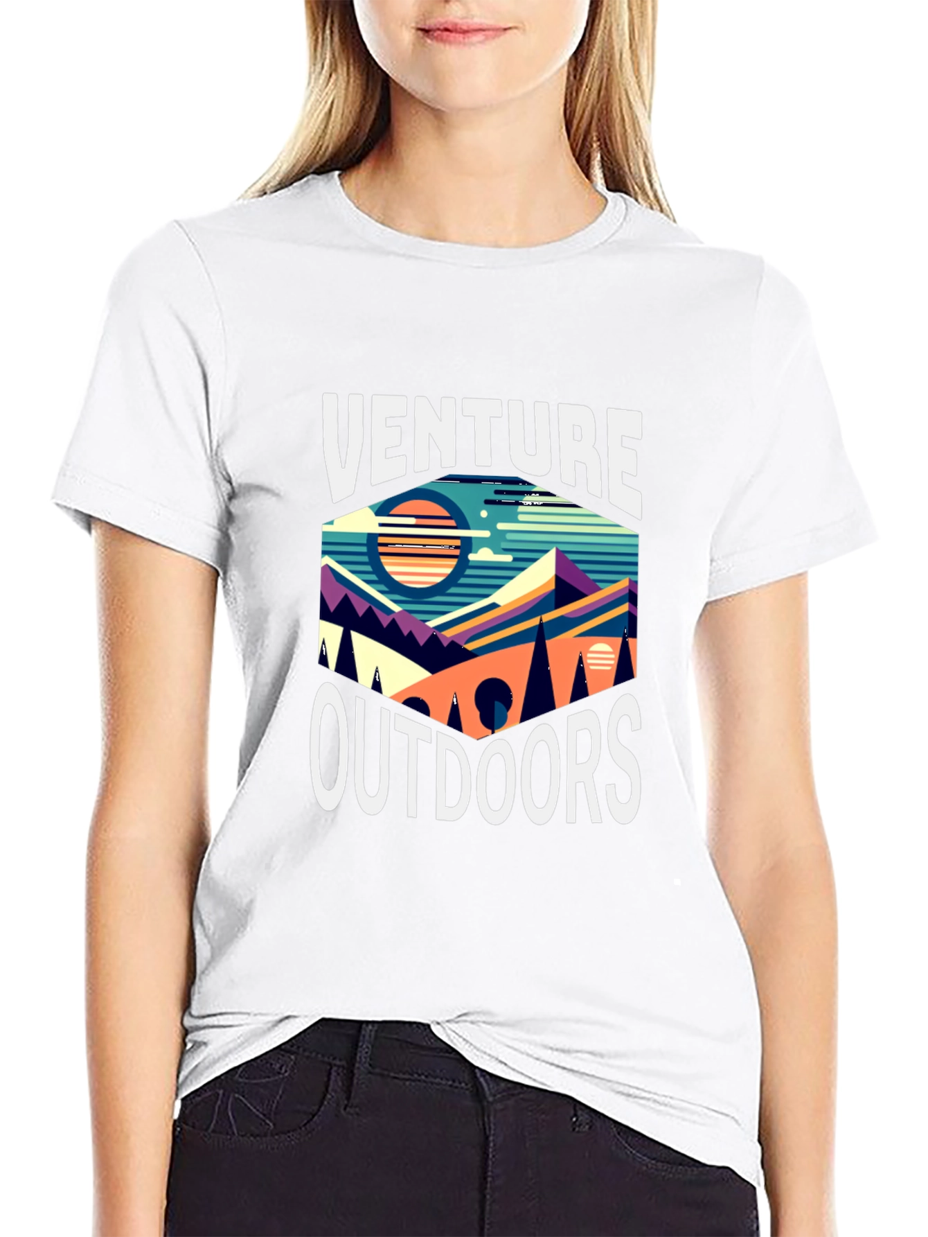 Venture Outdoors Graphic Tee - Black