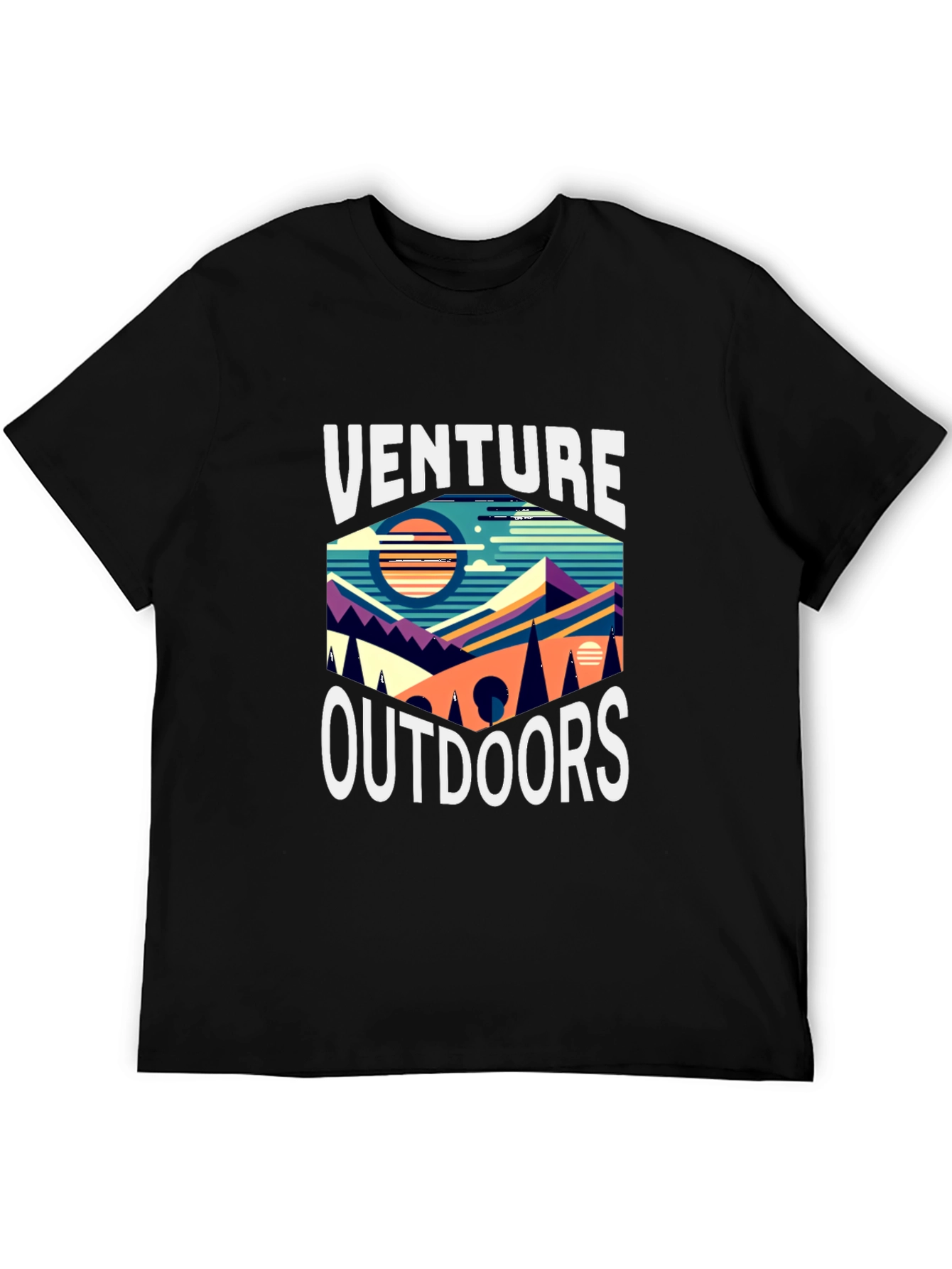 Venture Outdoors Graphic Tee - Black