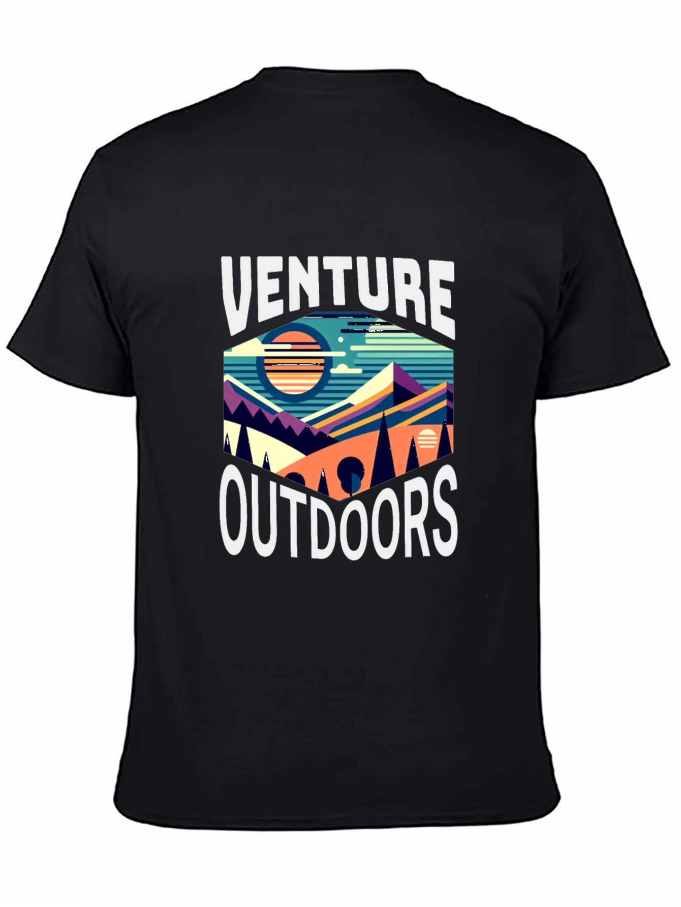Venture Outdoors Graphic Tee - Black