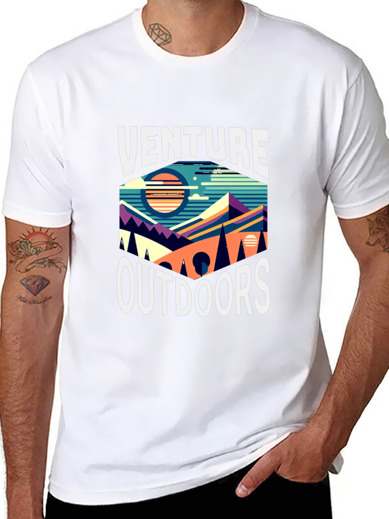 Venture Outdoors Graphic Tee - Black