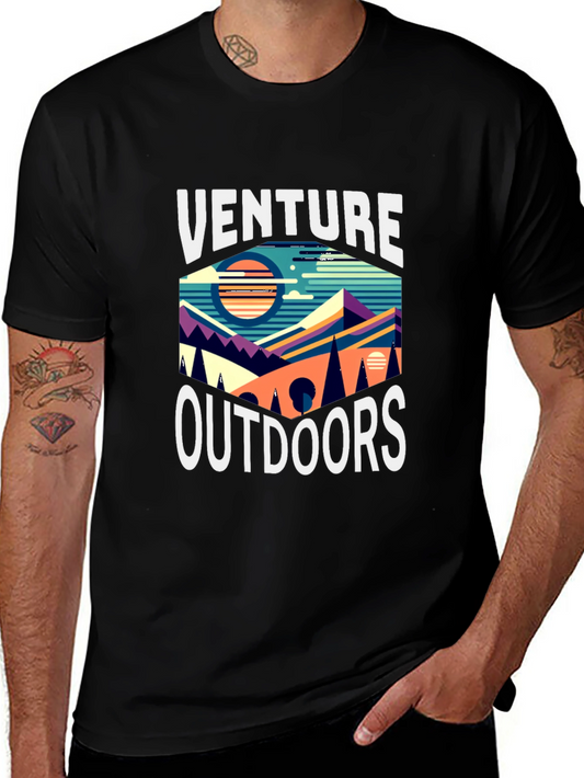 Venture Outdoors Graphic Tee - Black