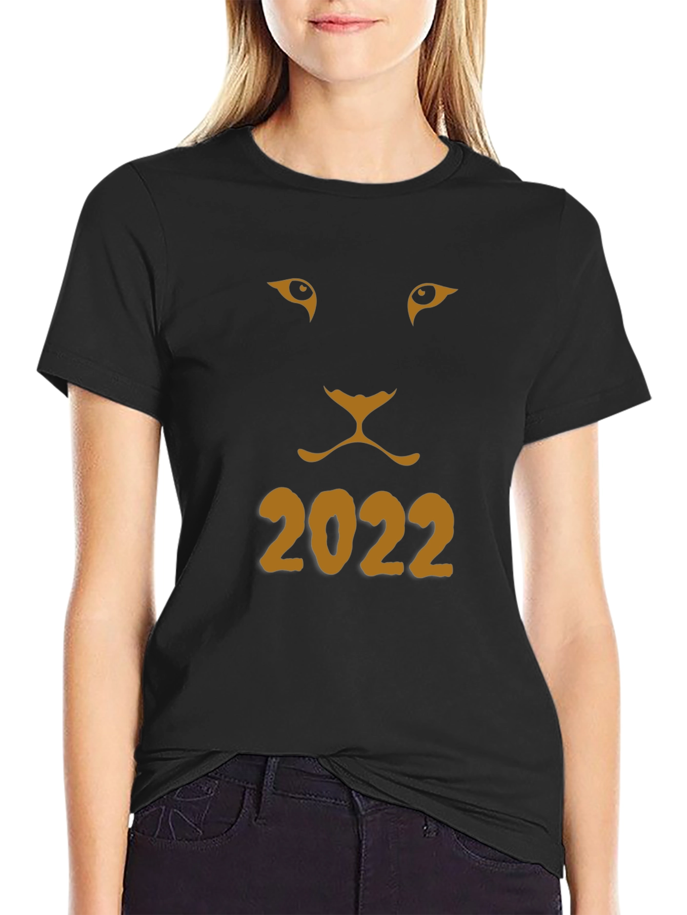 Year of the Tiger 2022 Black Graphic Tee