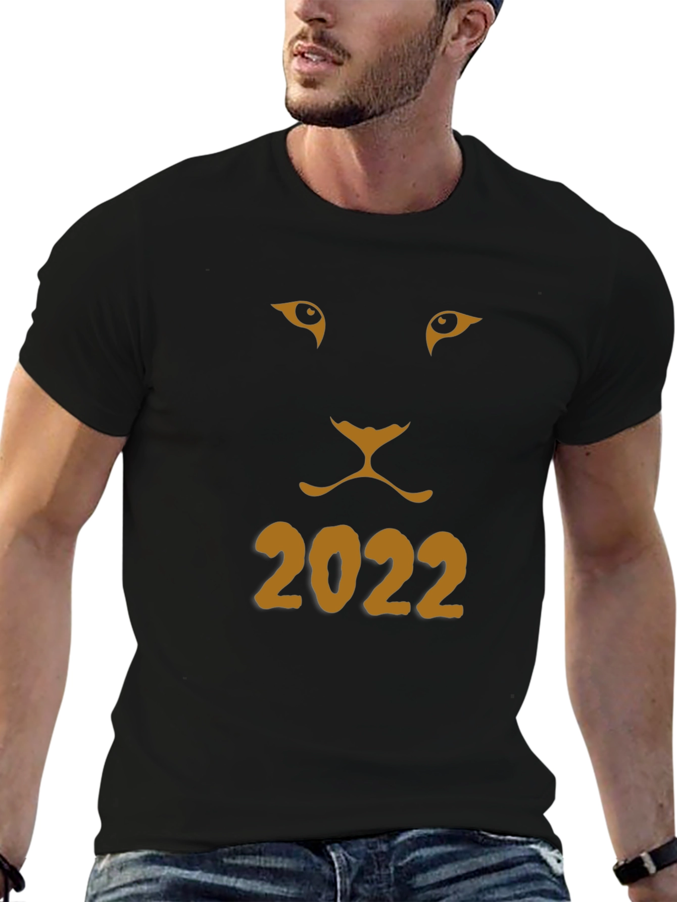 Year of the Tiger 2022 Black Graphic Tee