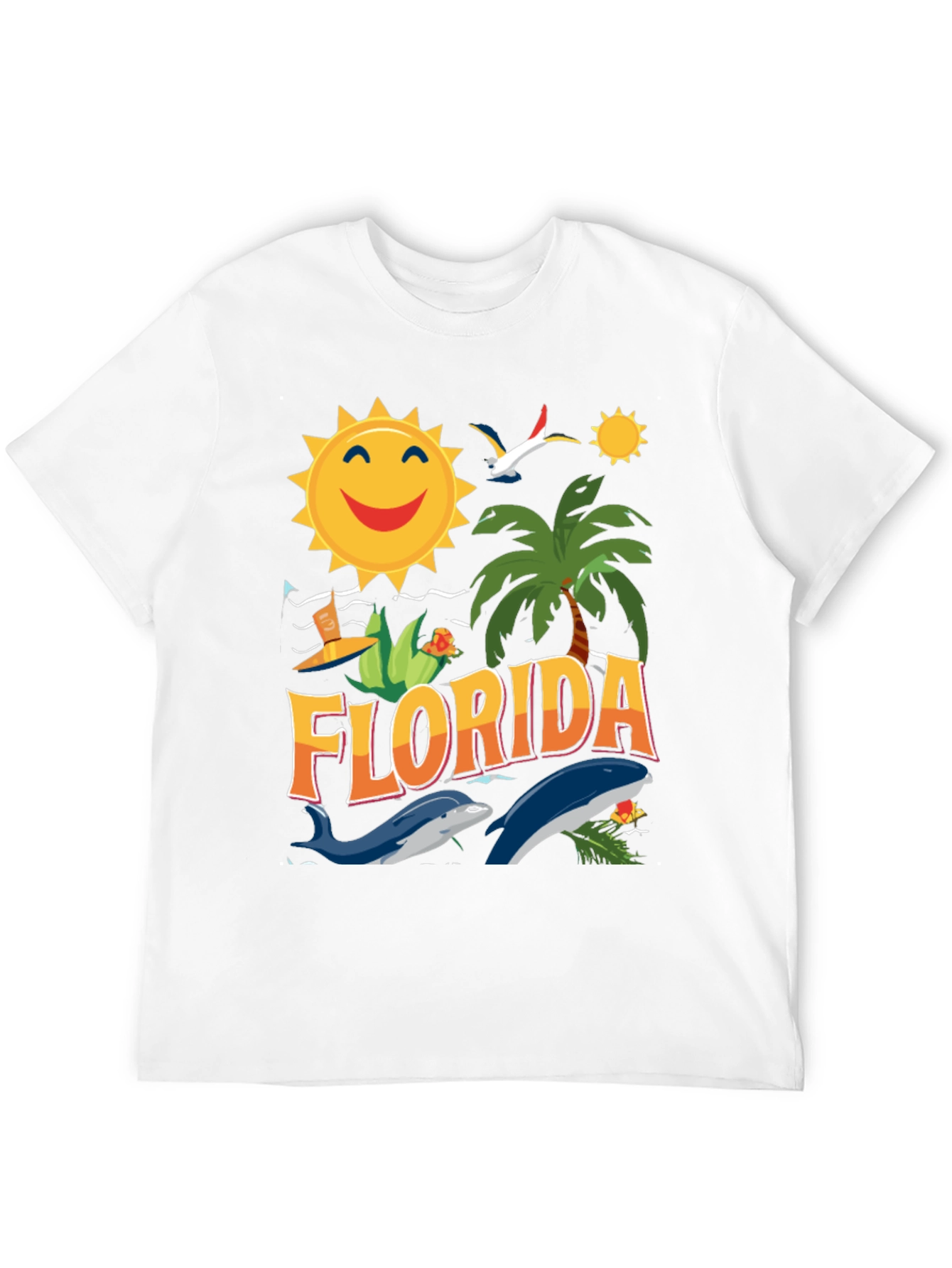 Florida Graphic T-Shirt - Sunny Beach Theme