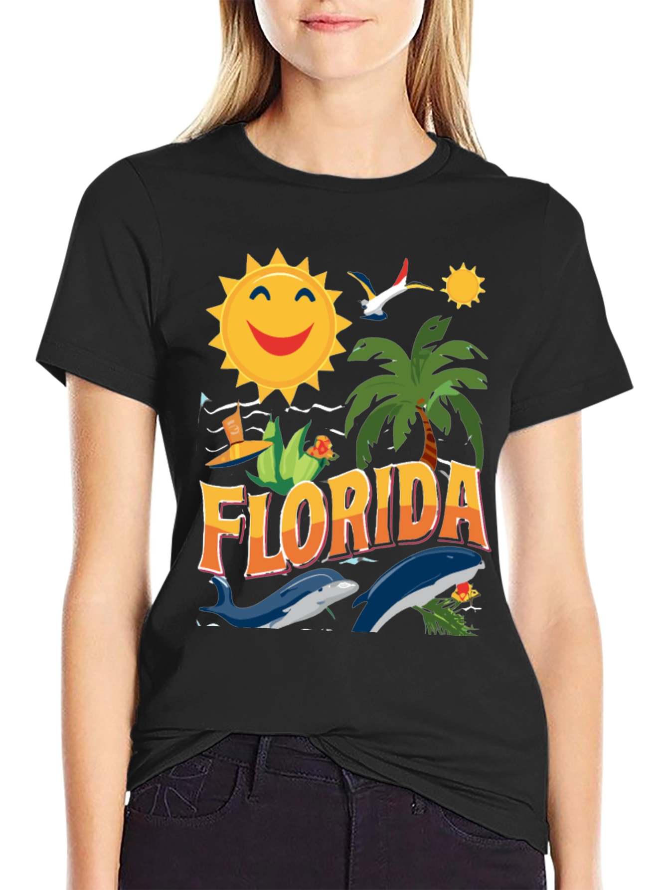 Florida Graphic T-Shirt - Sunny Beach Theme