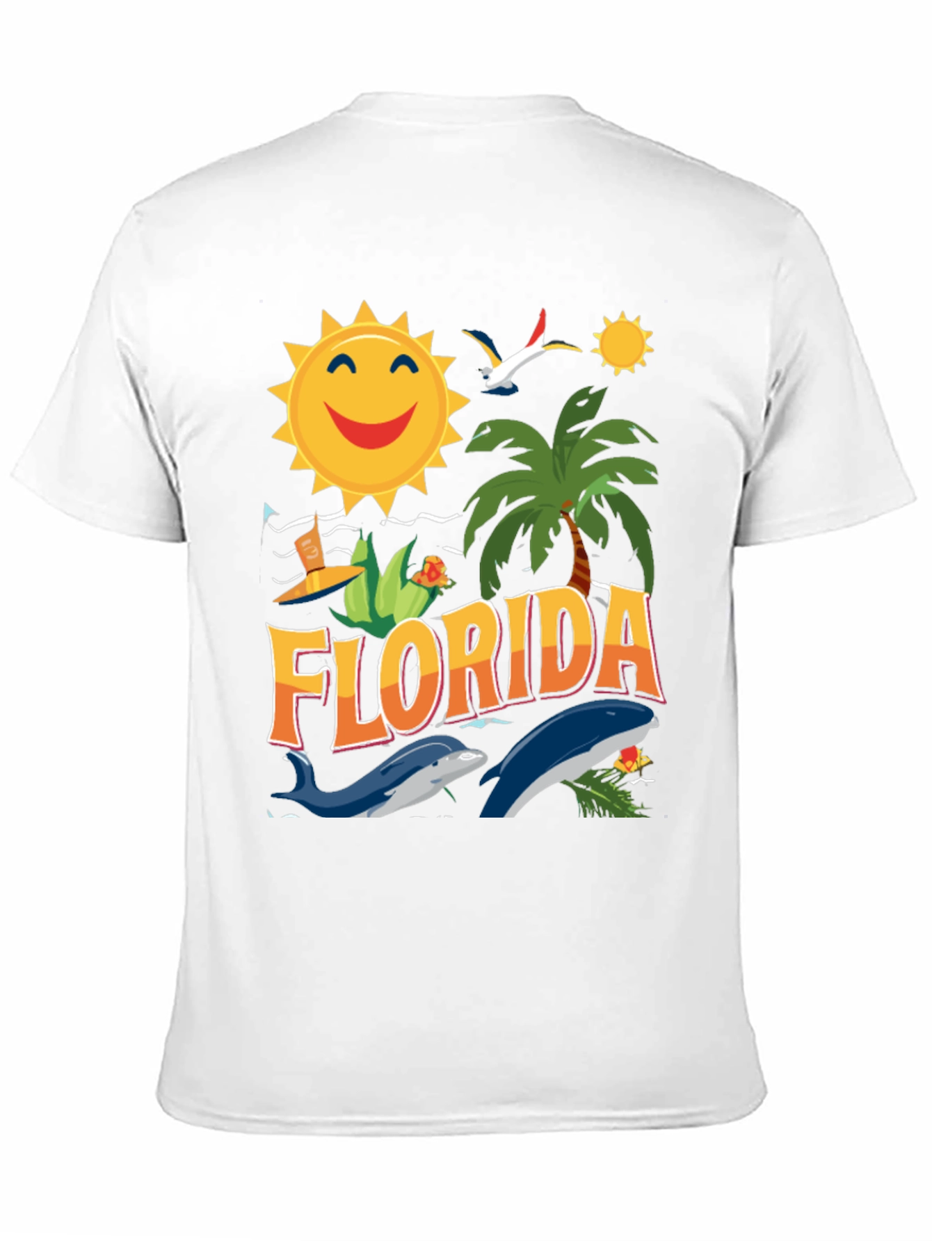 Florida Graphic T-Shirt - Sunny Beach Theme