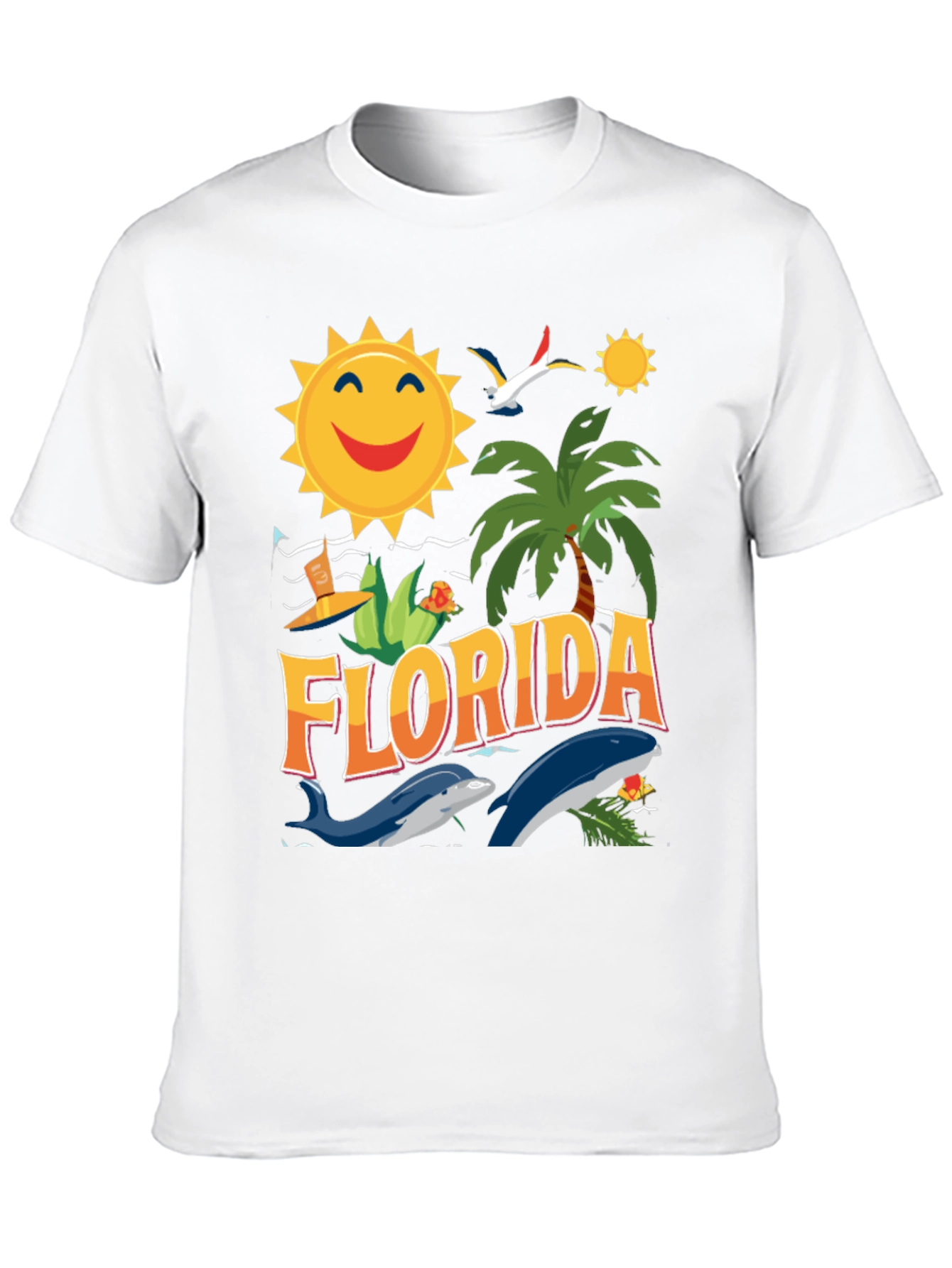 Florida Graphic T-Shirt - Sunny Beach Theme