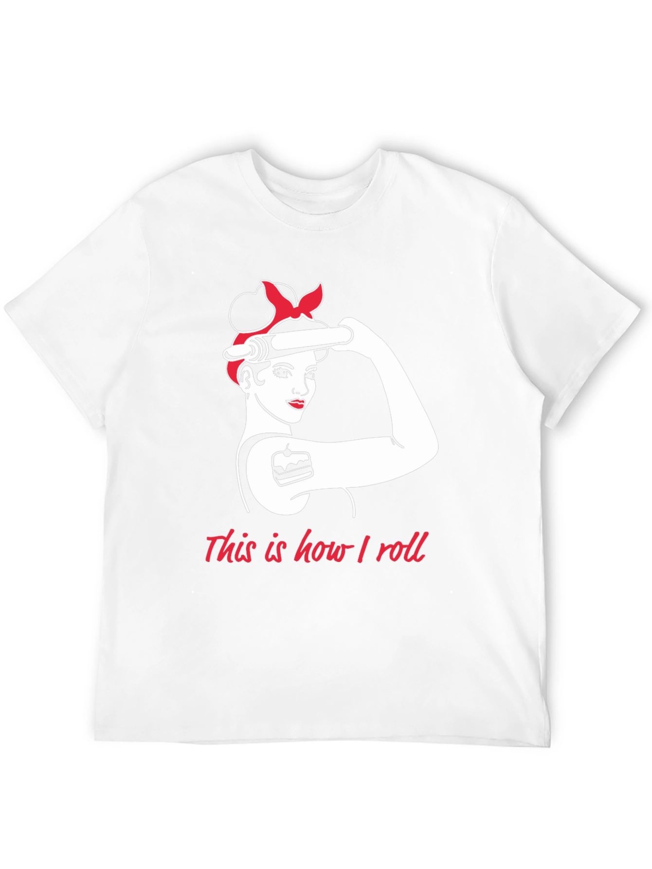 Baker Woman How I Roll Black T-Shirt