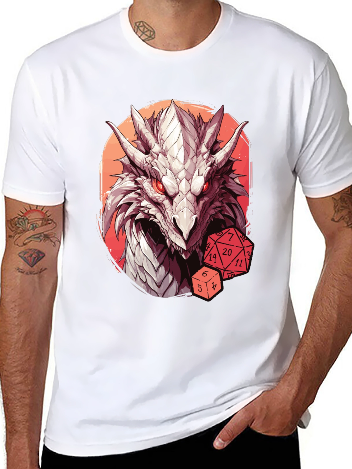 Dragon Dice T-Shirt - RPG Gamer Tee