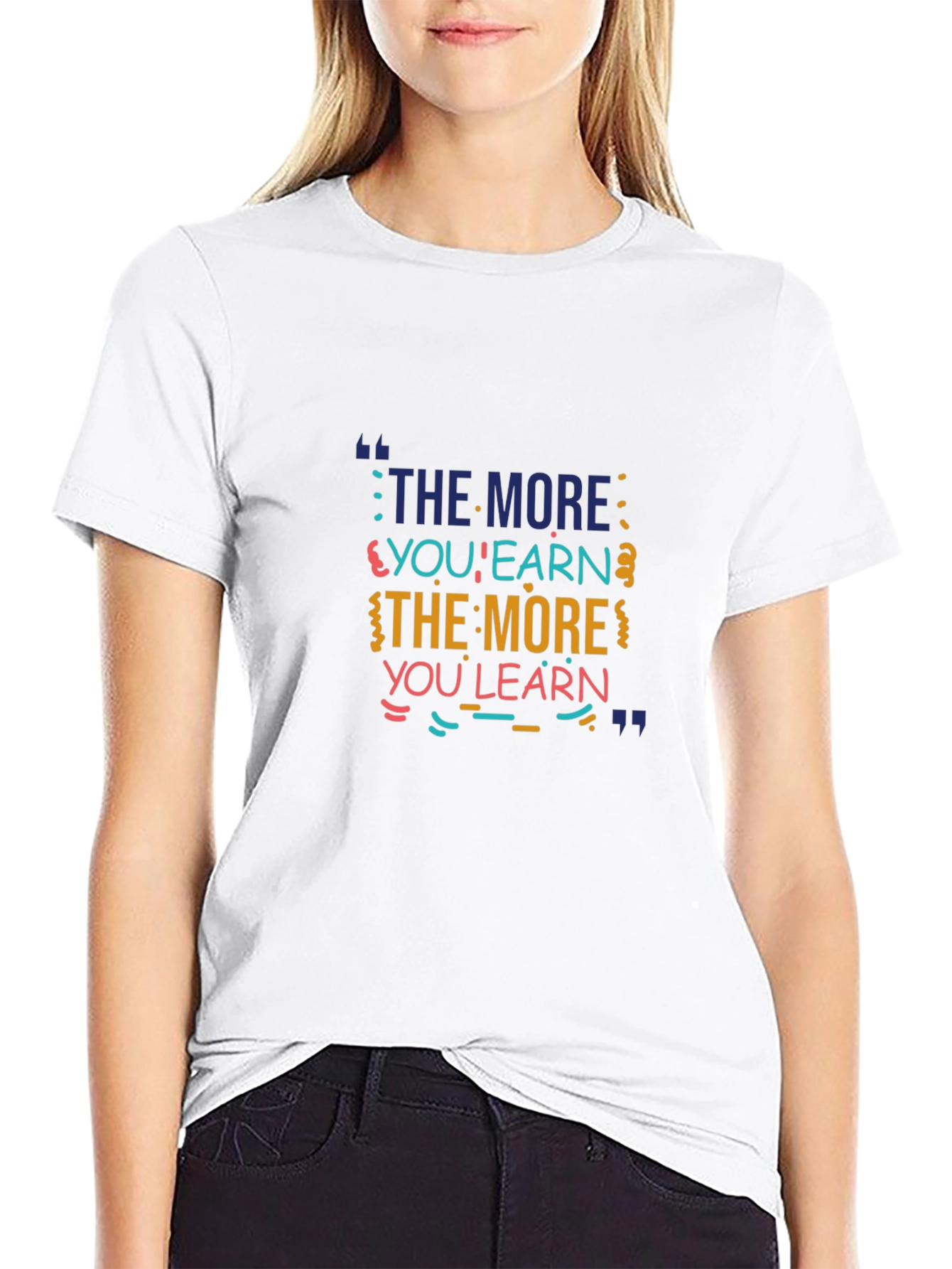 The More You Learn Graphic Tee