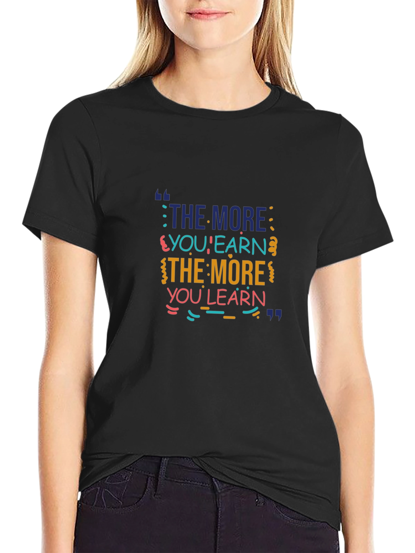 The More You Learn Graphic Tee