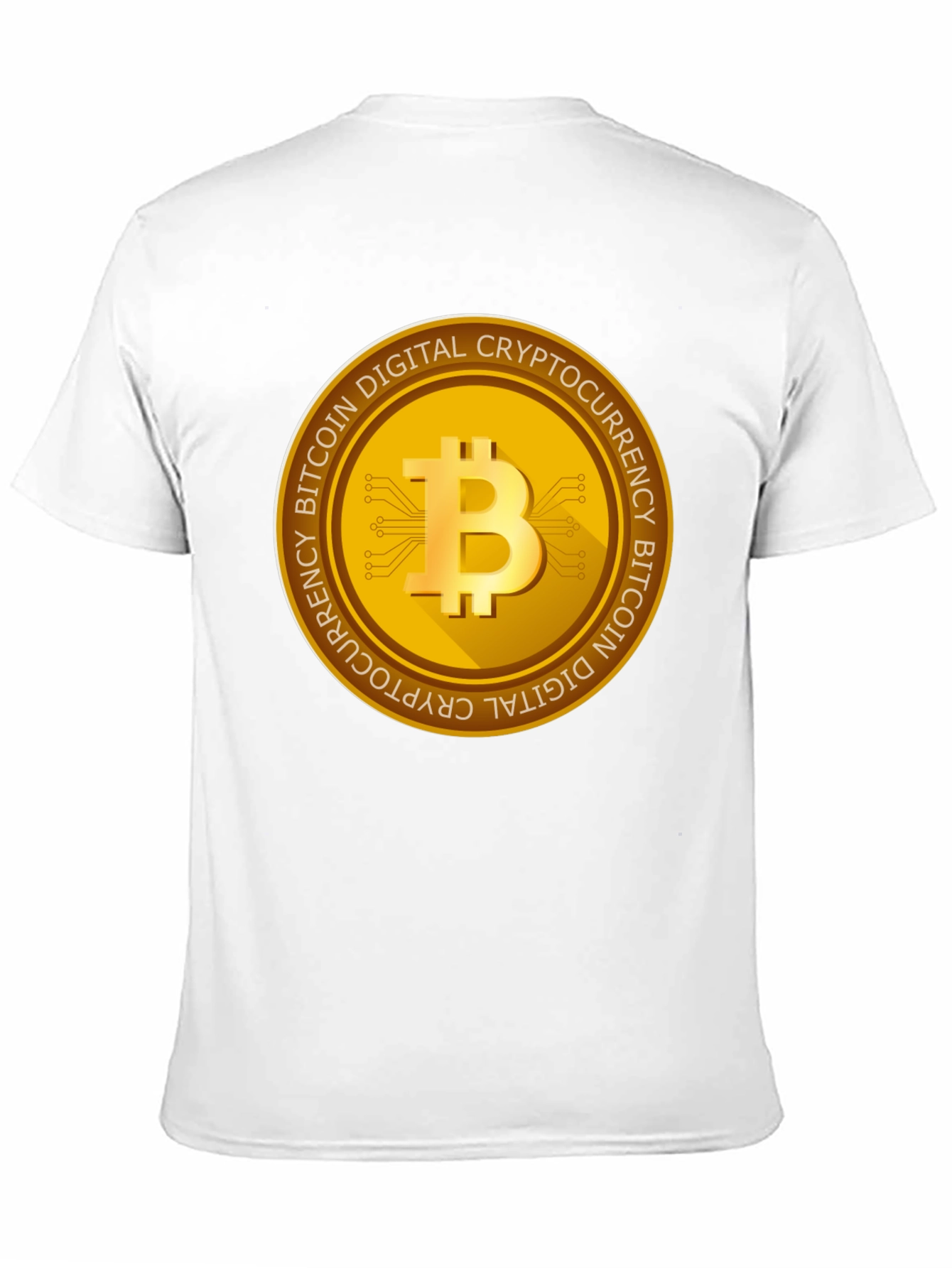 Bitcoin Cryptocurrency Graphic T-Shirt - Black