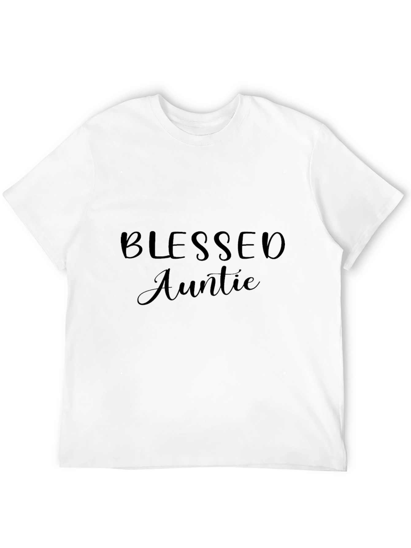 Blessed Auntie Black T-Shirt