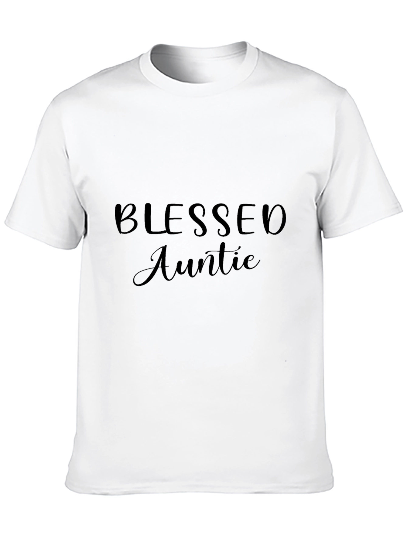 Blessed Auntie Black T-Shirt