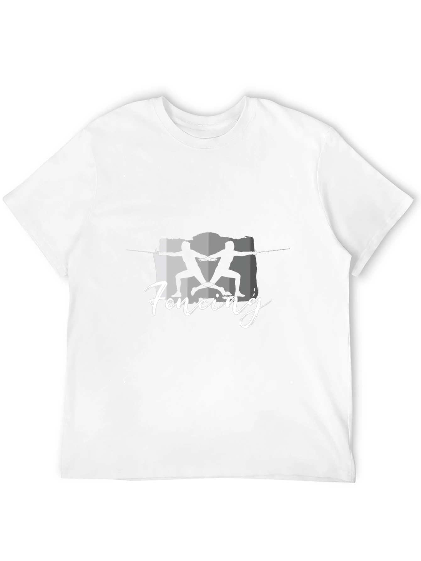 Fencing Graphic Tee - Black Short Sleeve Shirt