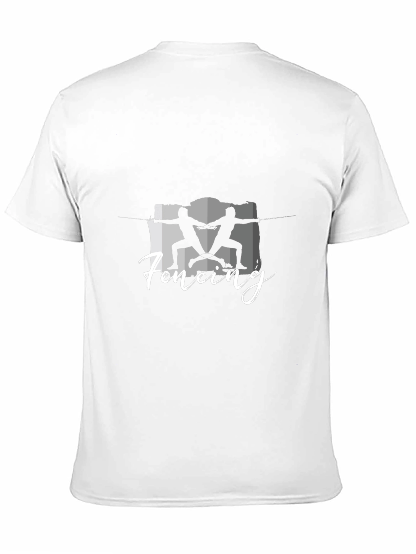 Fencing Graphic Tee - Black Short Sleeve Shirt