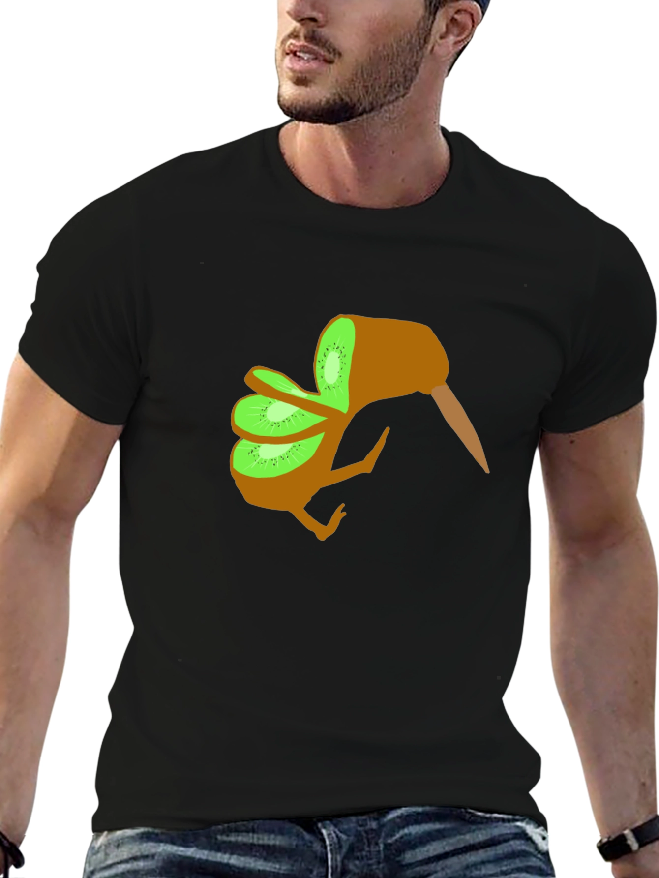 Kiwi Bird Graphic T-Shirt