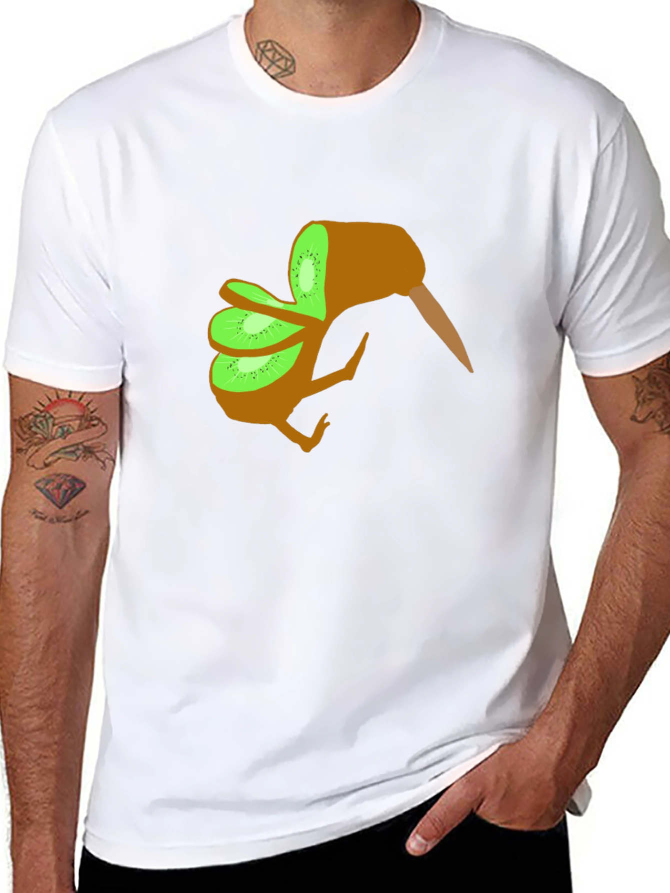 Kiwi Bird Graphic T-Shirt