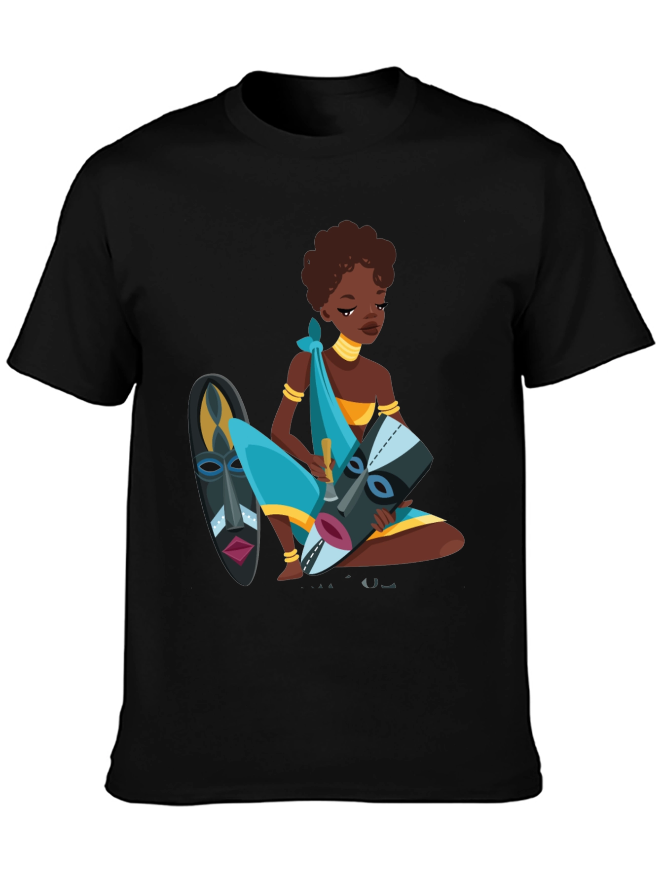 Artisan Mask Maker Tee - Unique Graphic Design