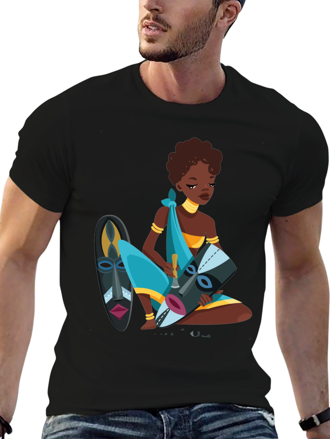 Artisan Mask Maker Tee - Unique Graphic Design