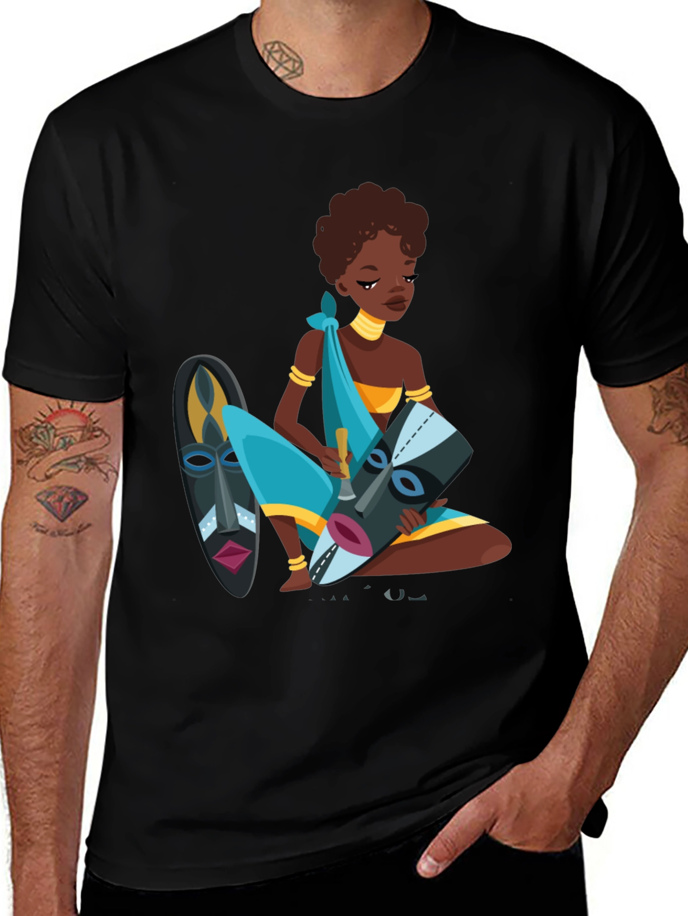Artisan Mask Maker Tee - Unique Graphic Design
