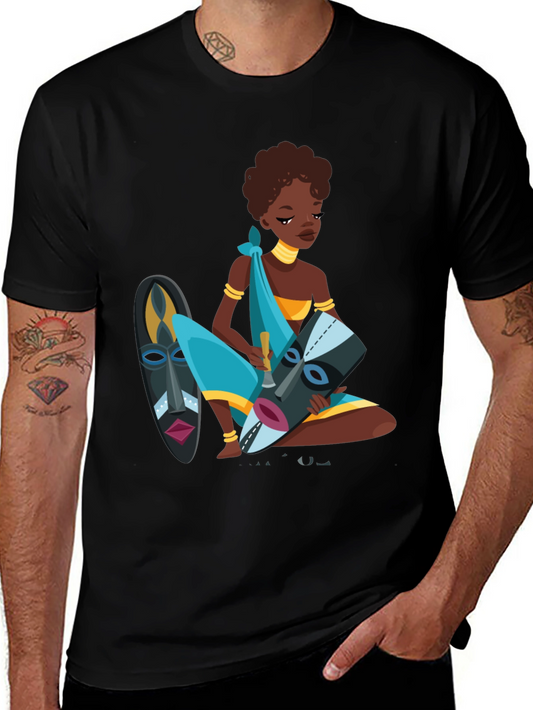 Artisan Mask Maker Tee - Unique Graphic Design