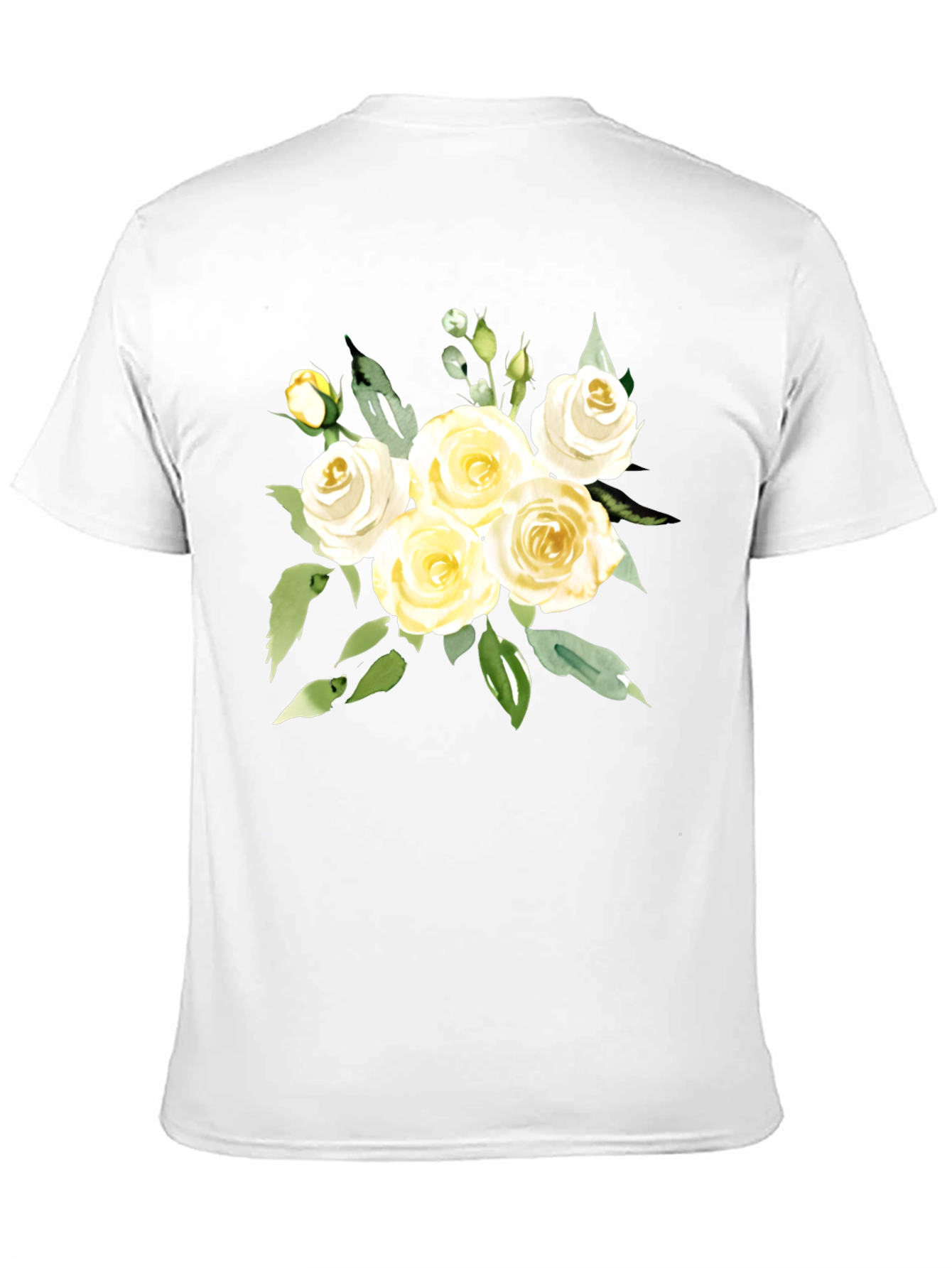 Floral T-Shirt - Elegant Rose Bouquet Tee