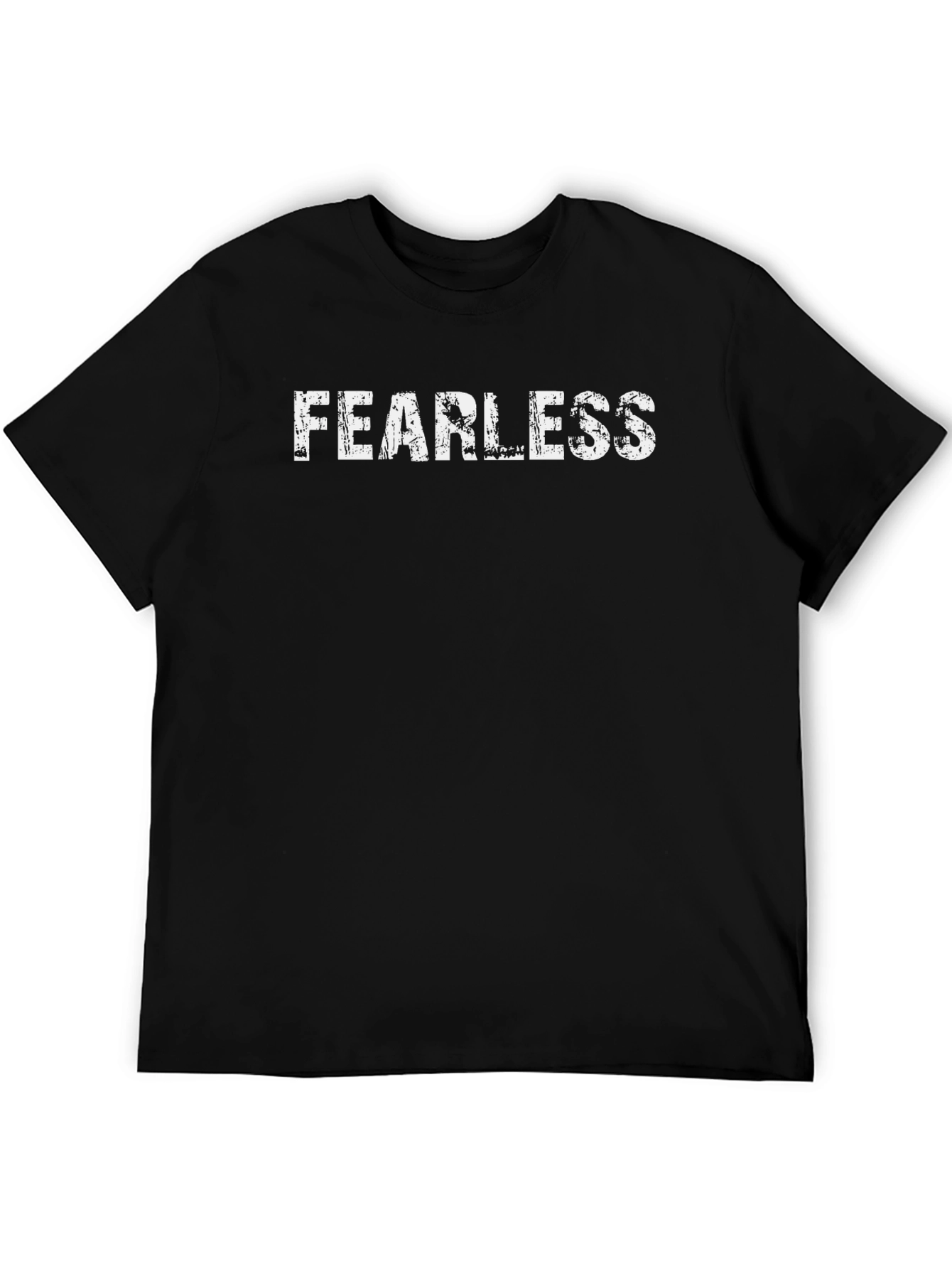Fearless Graphic Tee - Distressed Print