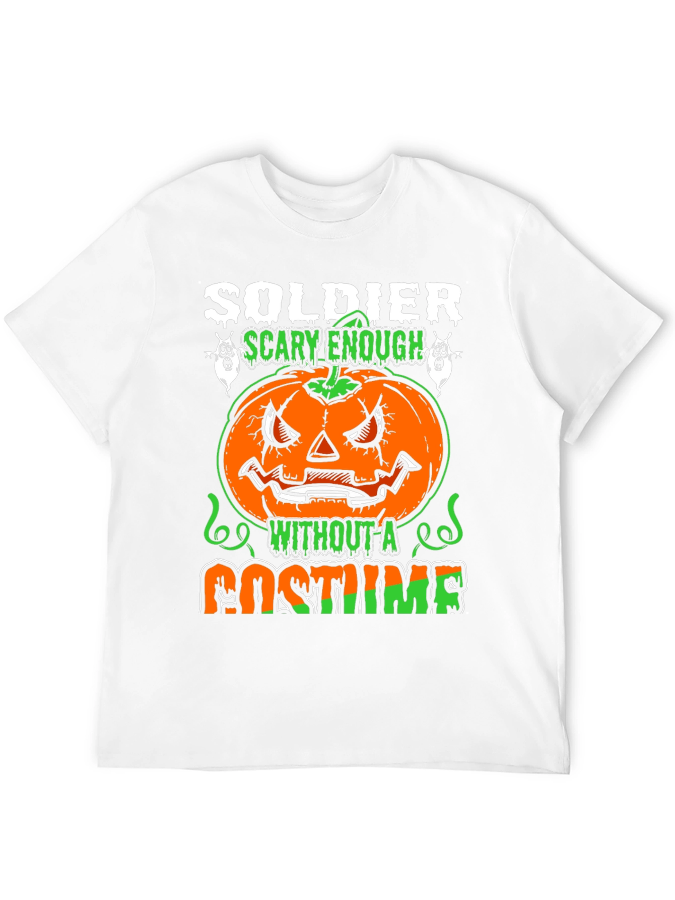 Soldier Scary Enough Halloween T-Shirt