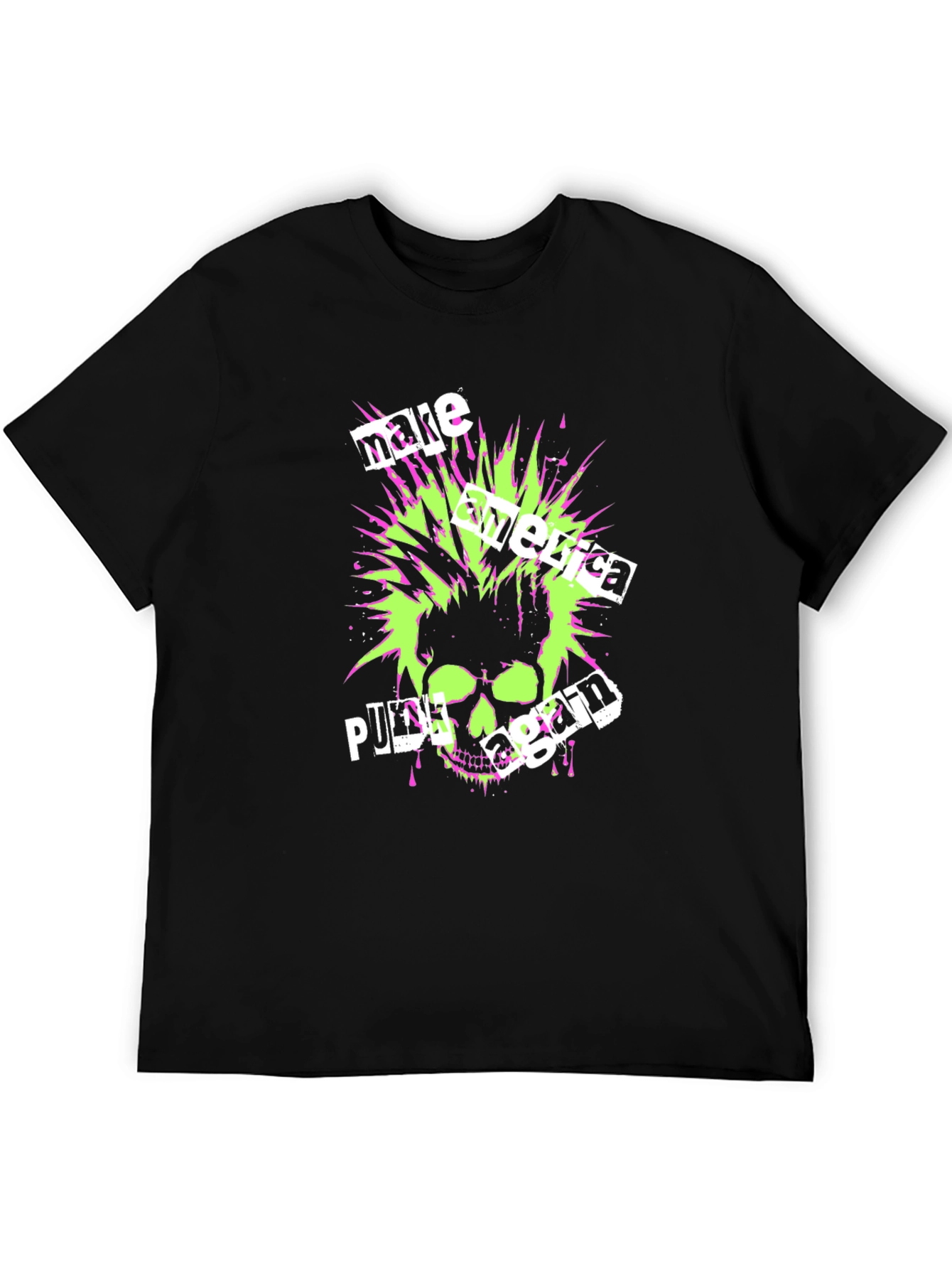 Punk Skull Graphic Tee - Make America Punk Again!