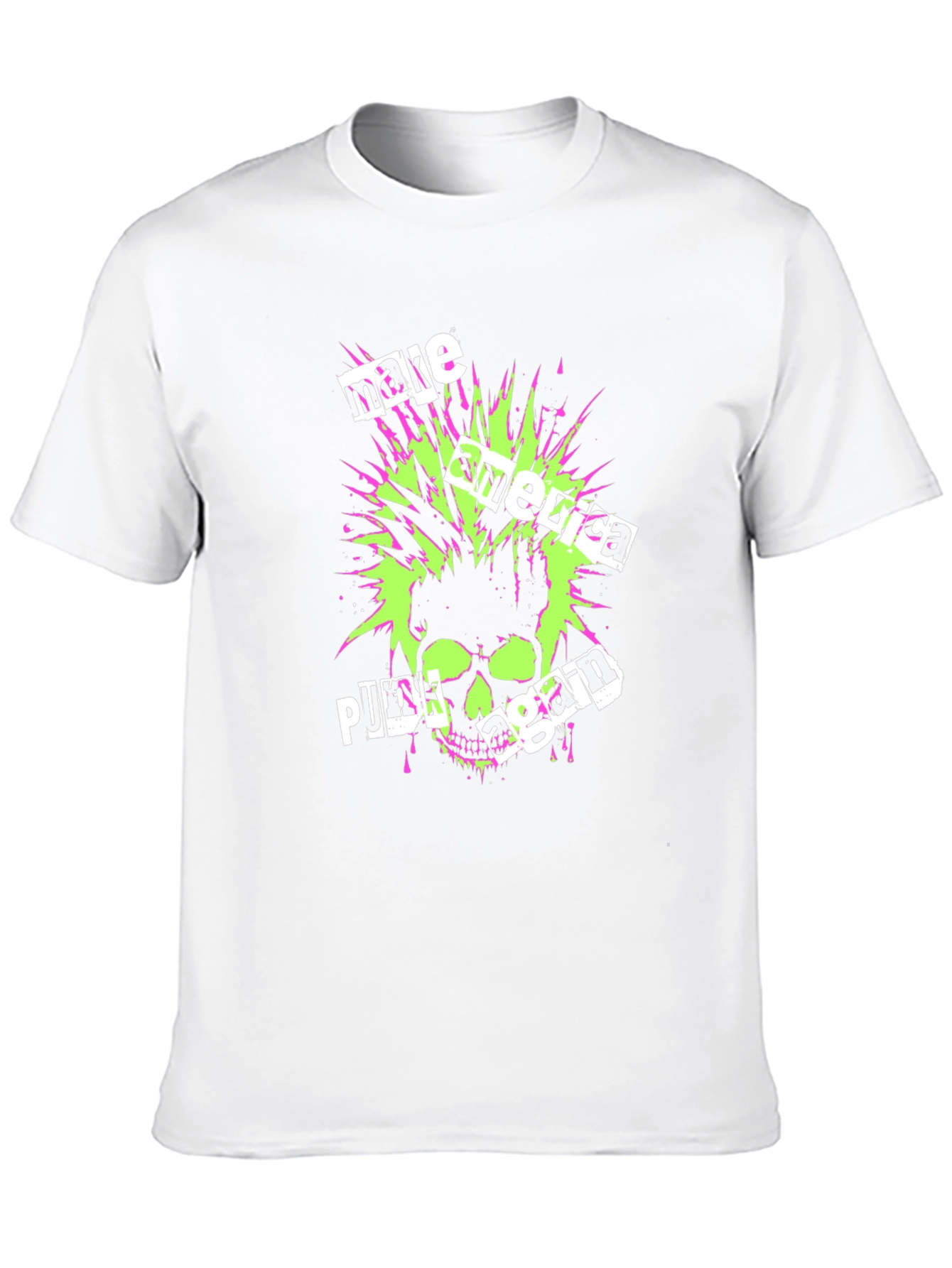 Punk Skull Graphic Tee - Make America Punk Again!