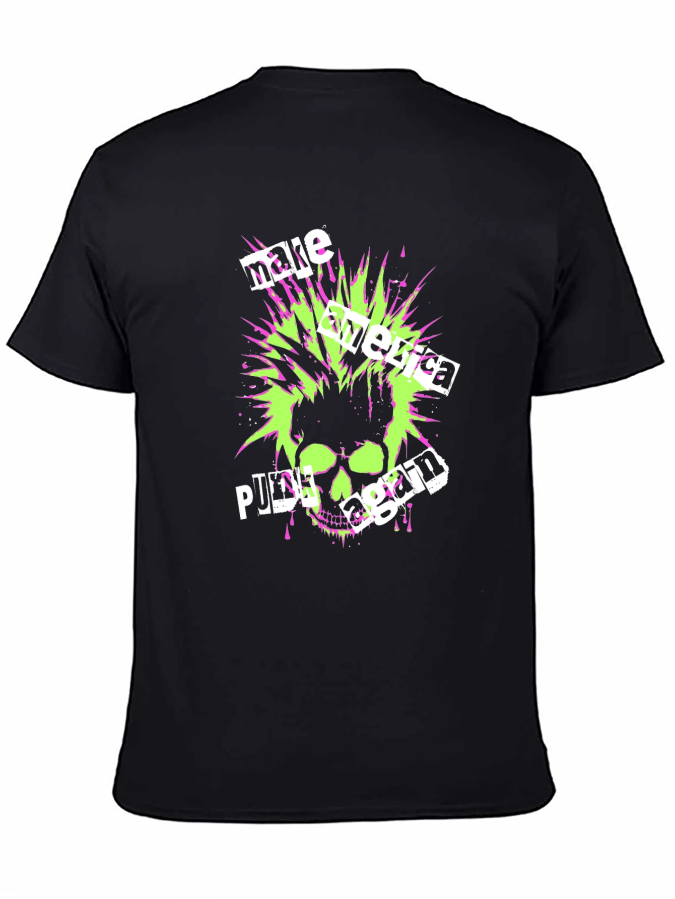 Punk Skull Graphic Tee - Make America Punk Again!