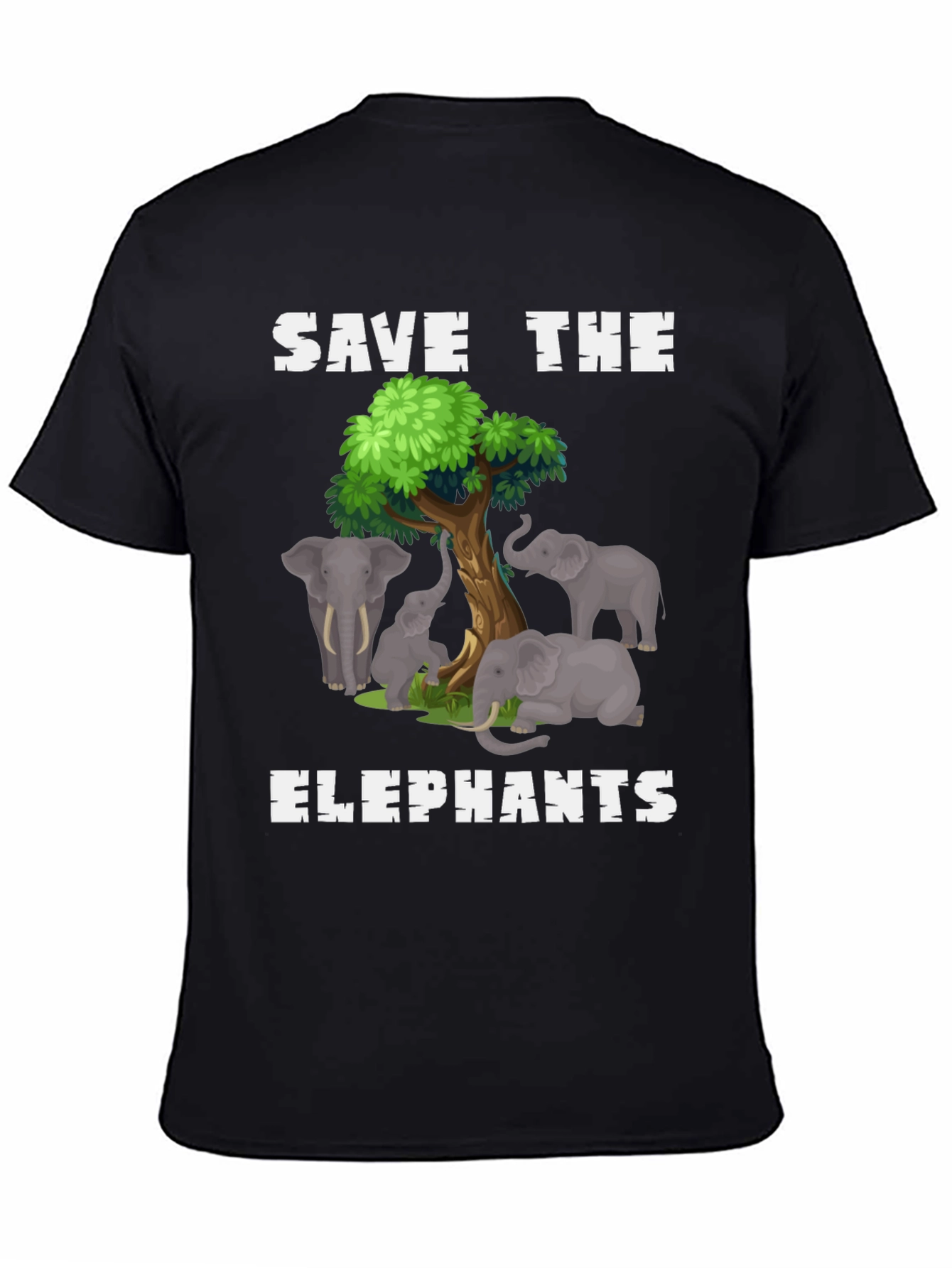 Save the Elephants Graphic T-Shirt