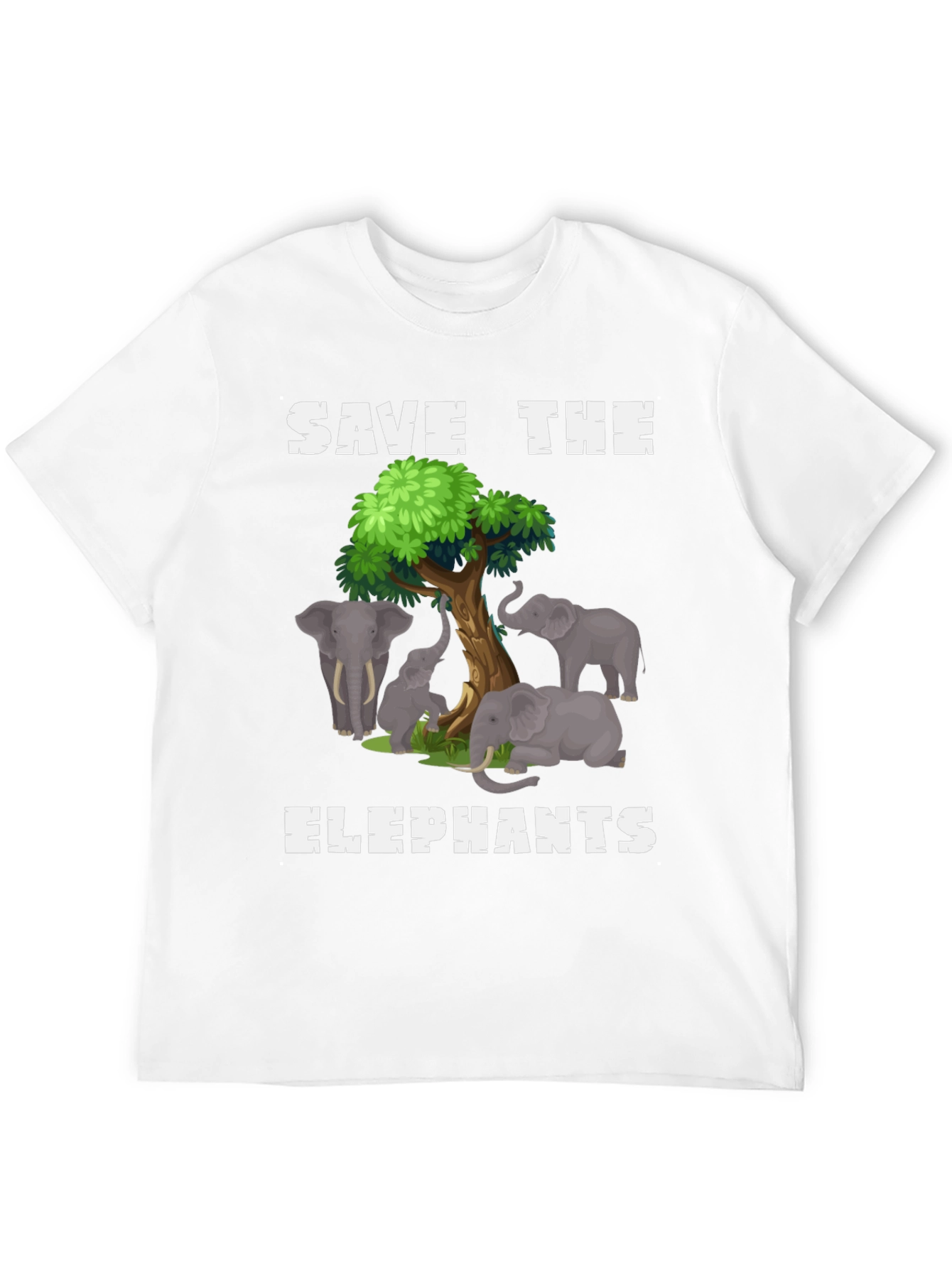 Save the Elephants Graphic T-Shirt