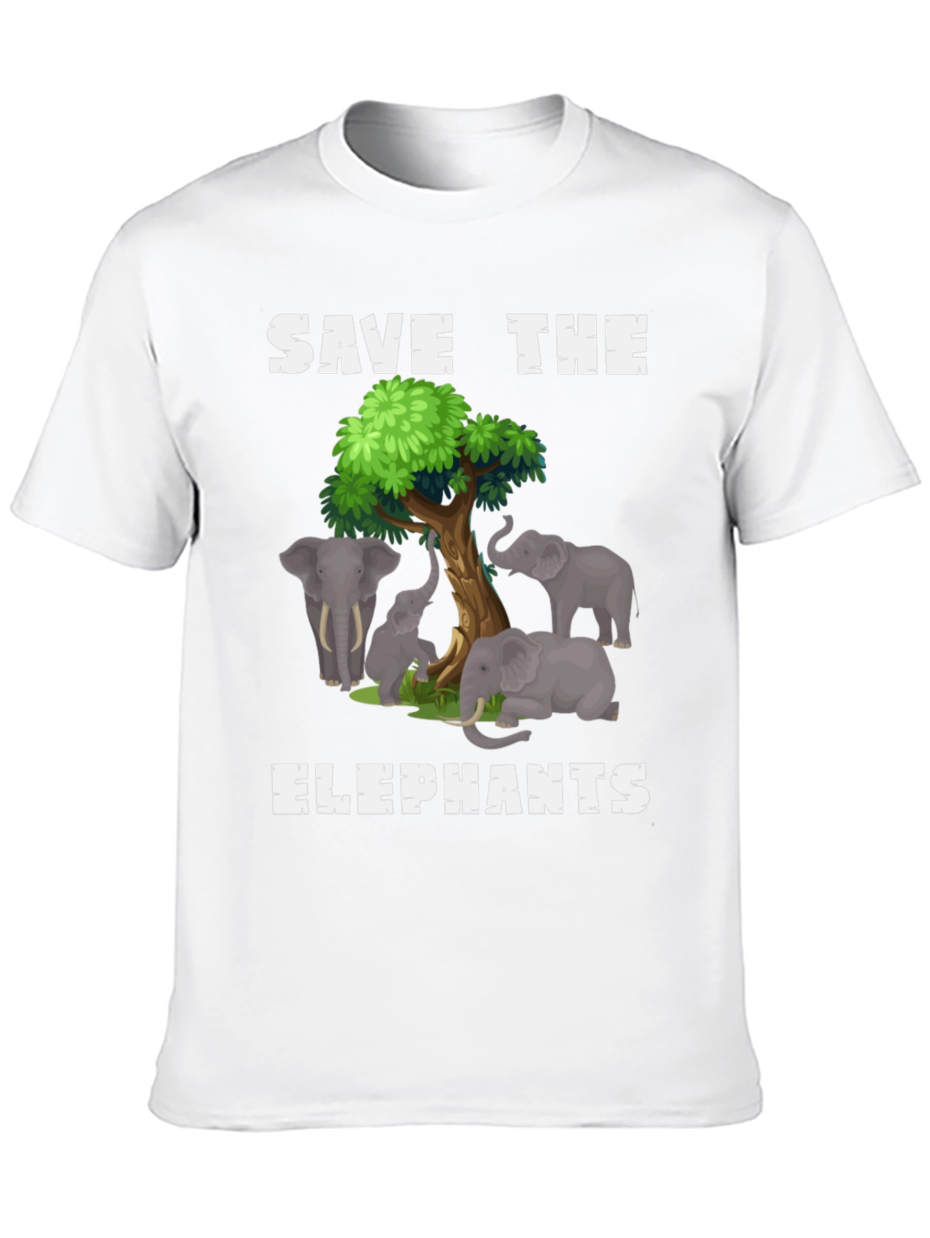 Save the Elephants Graphic T-Shirt