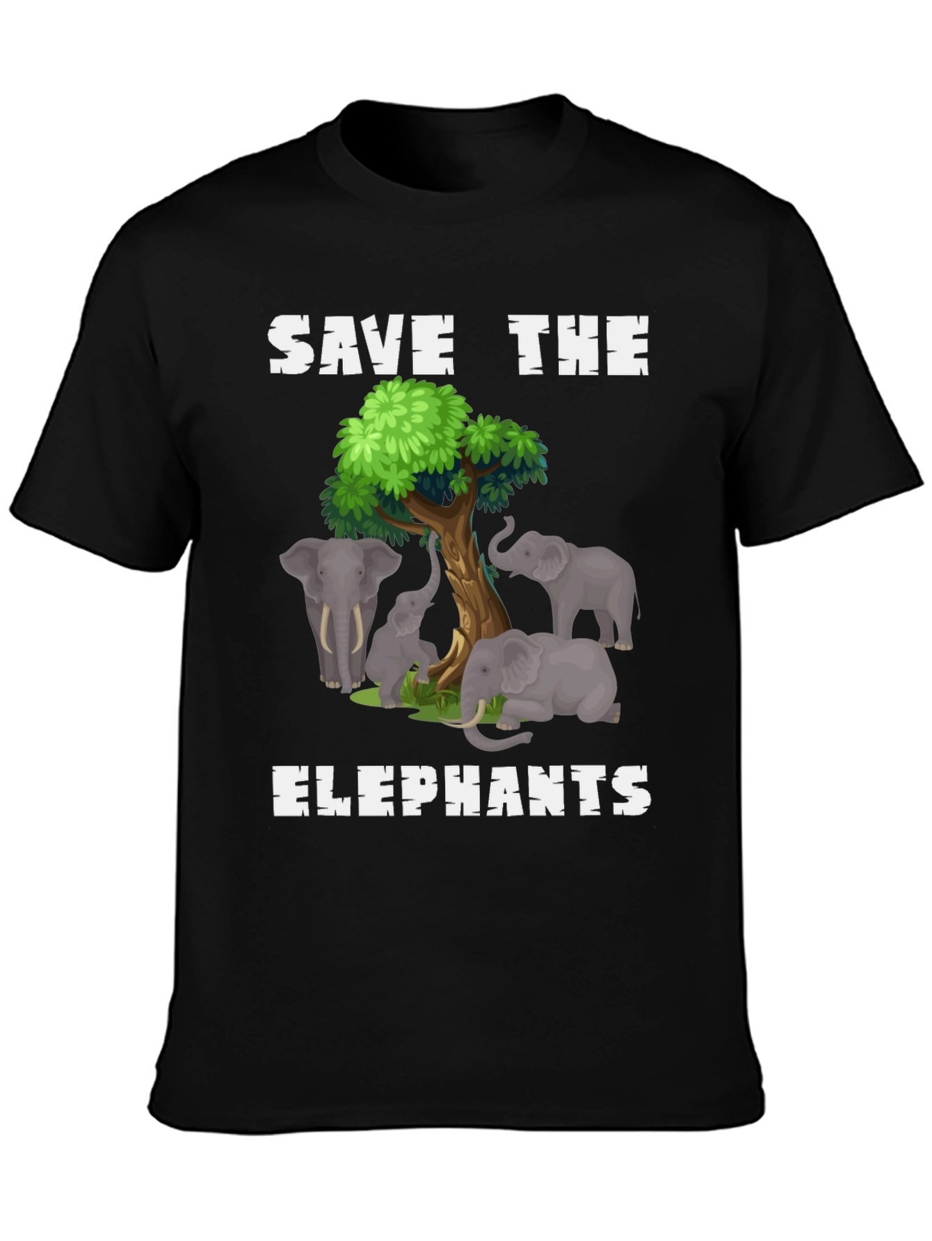 Save the Elephants Graphic T-Shirt