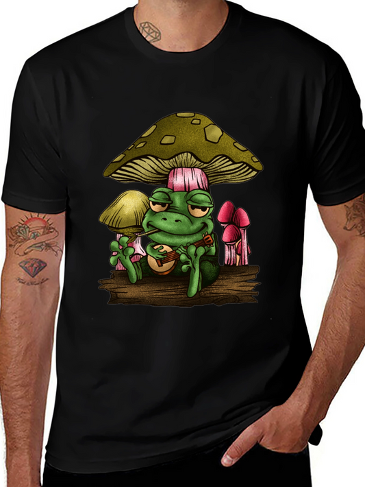 Funky Frog Musician Graphic Tee