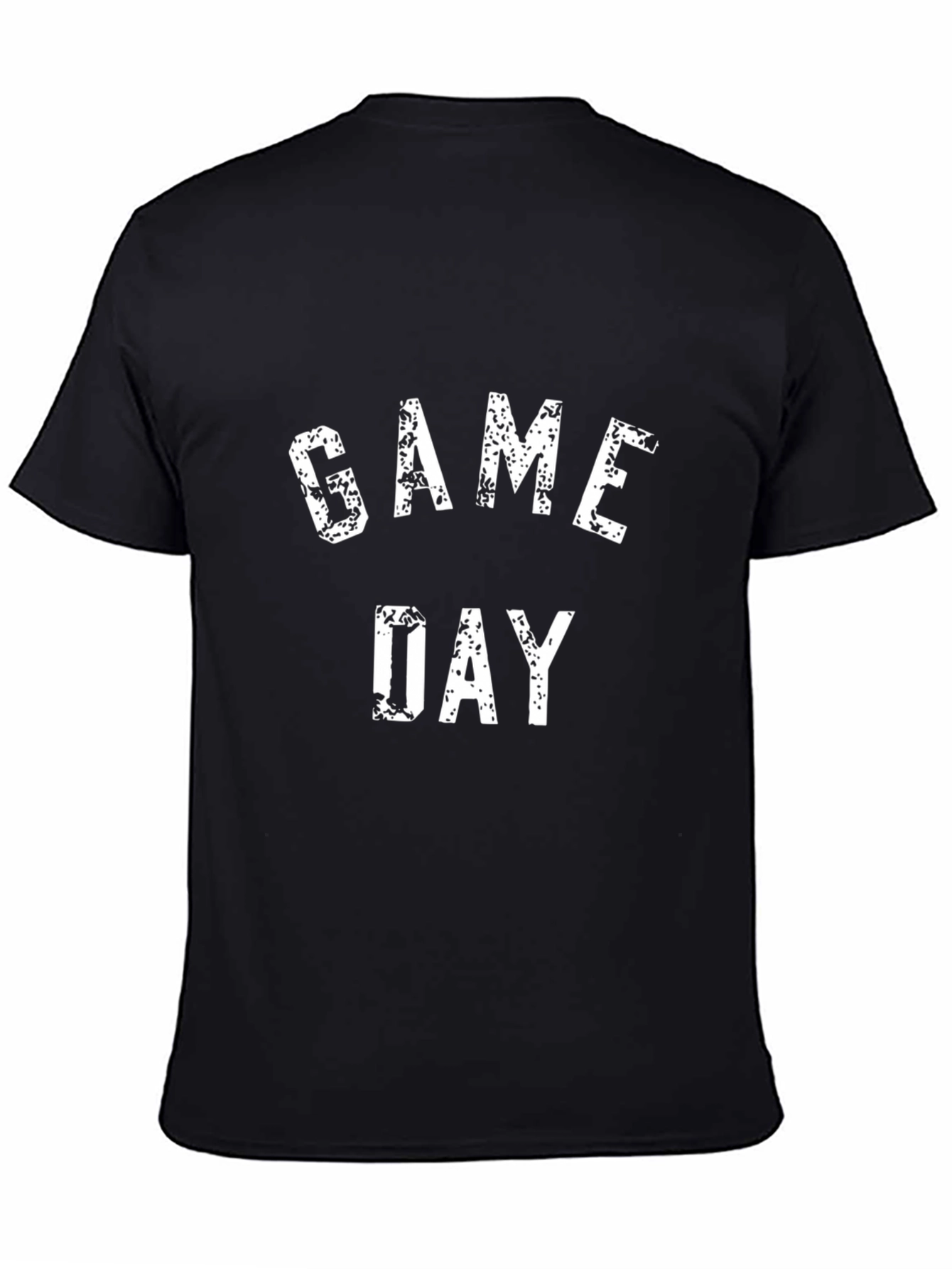 Game Day T-Shirt - Black Cotton Tee