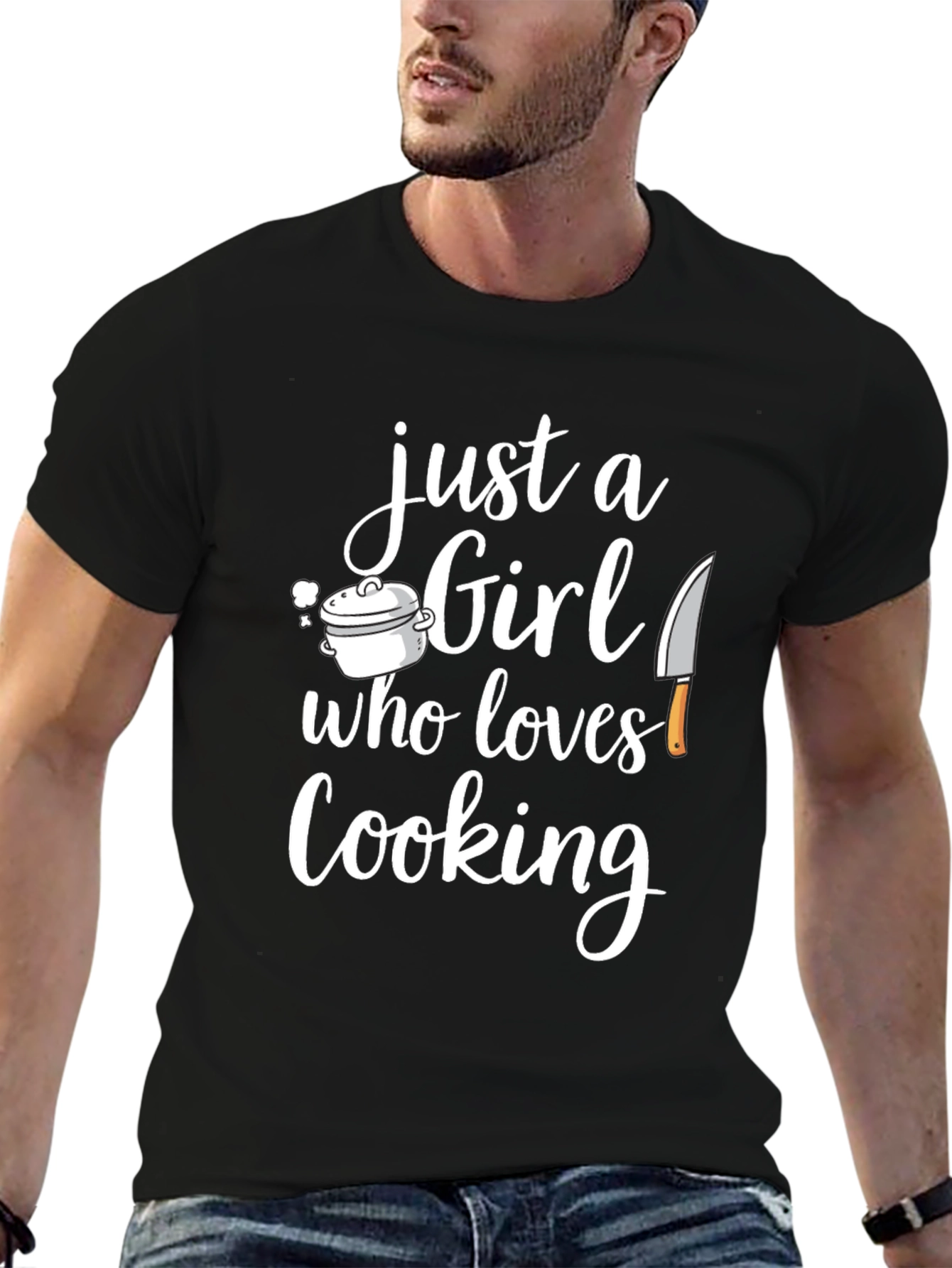 Just a Girl Who Loves Cooking T-Shirt
