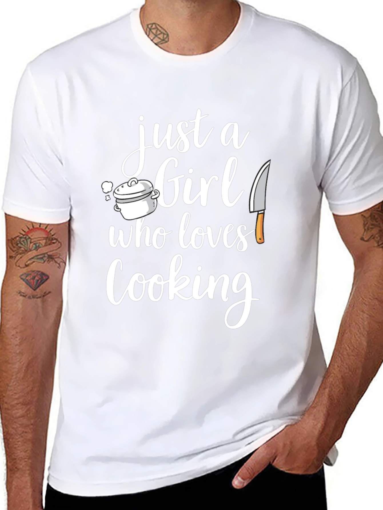 Just a Girl Who Loves Cooking T-Shirt