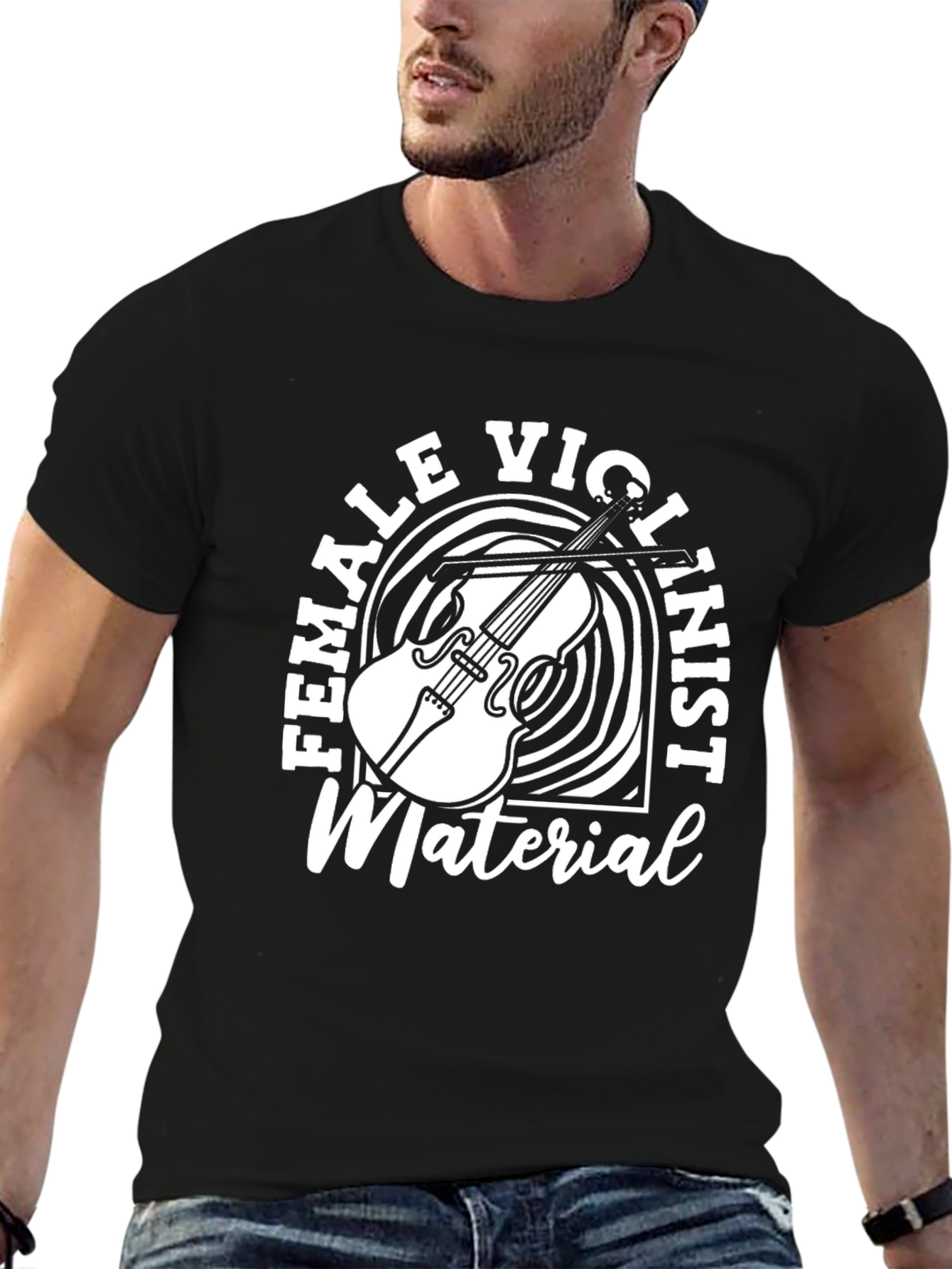 Female Violinist Material T-Shirt