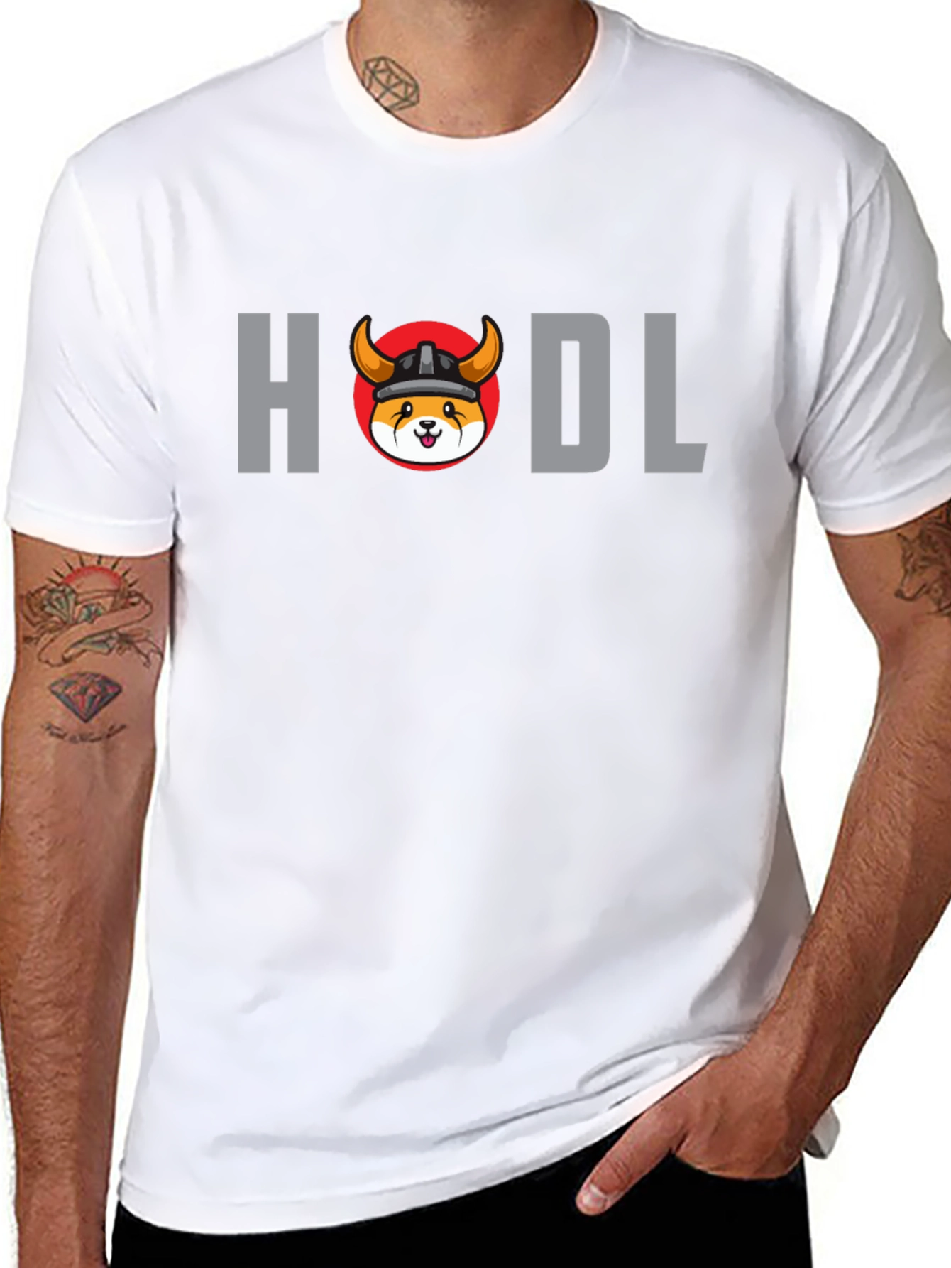 HODL Viking Doge T-Shirt - Crypto Meme Tee