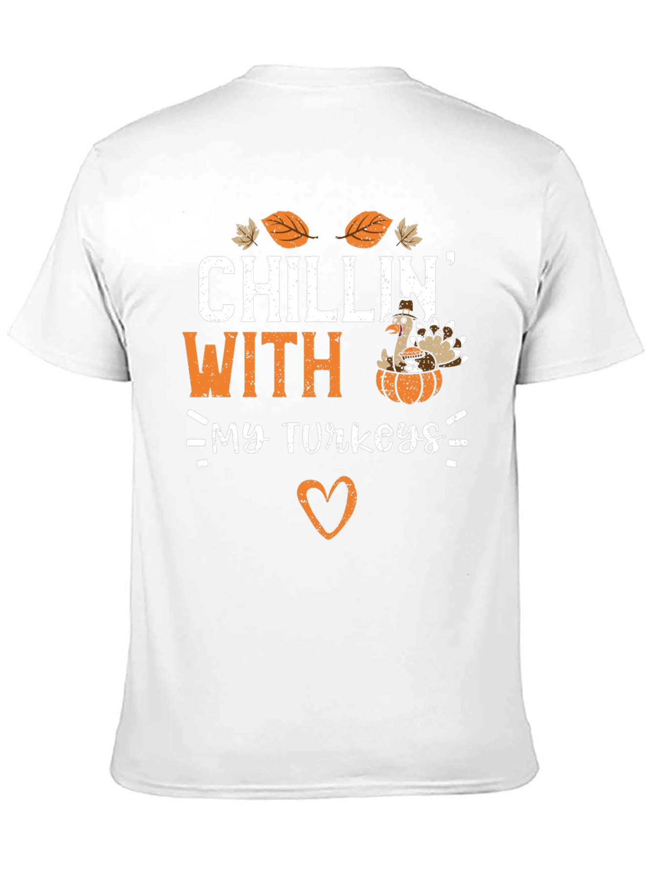 Chillin With My Turkeys Thanksgiving T-Shirt