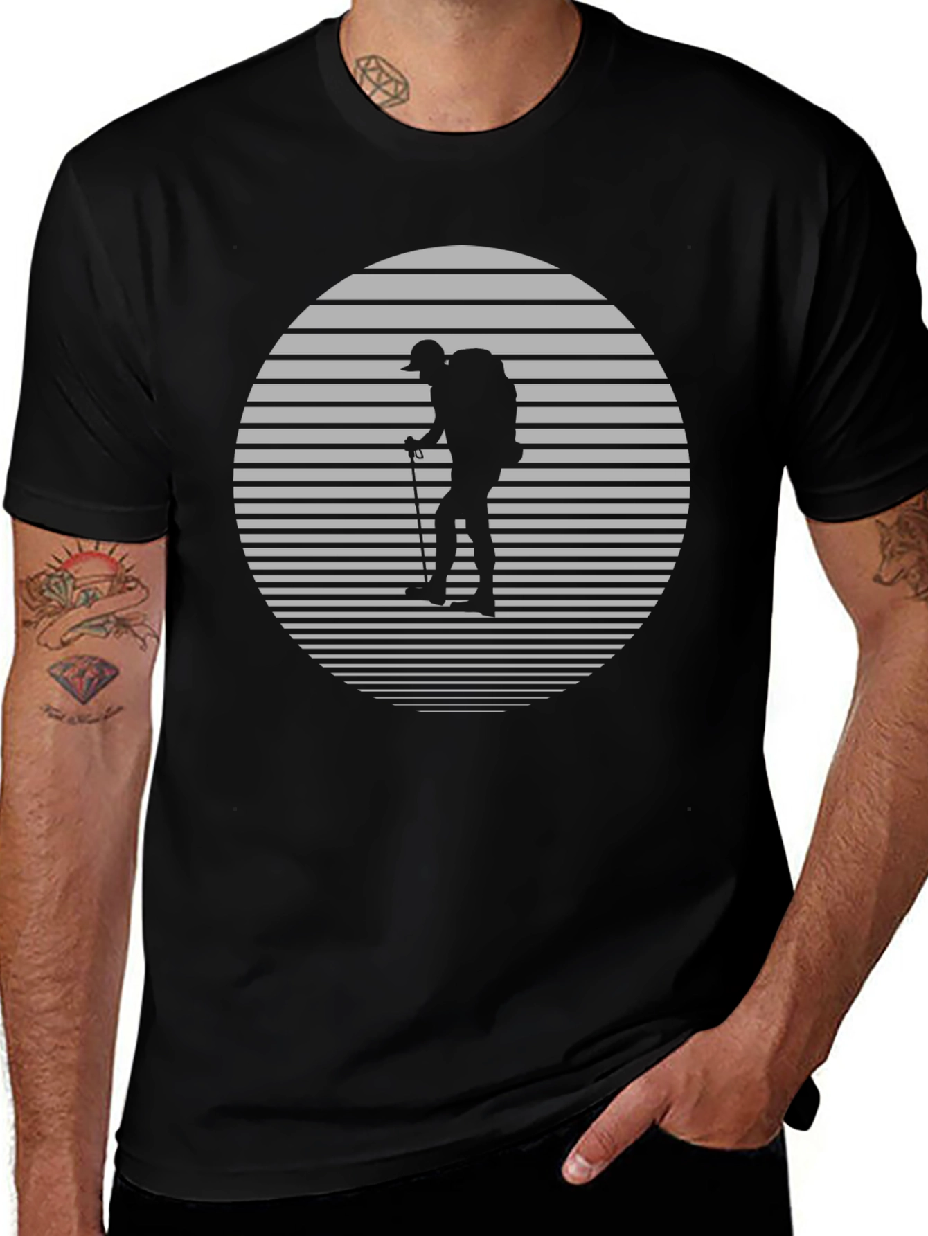 Hiker Graphic Tee - Adventure Awaits